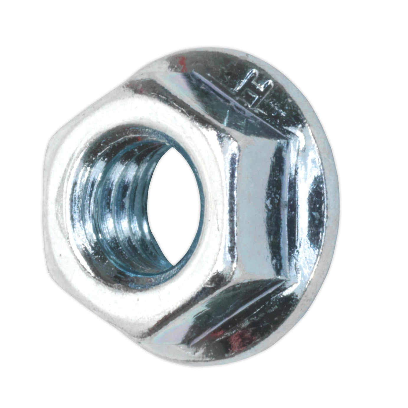 Sealey Flange Nut Serrated M6 Zinc Pack of 100