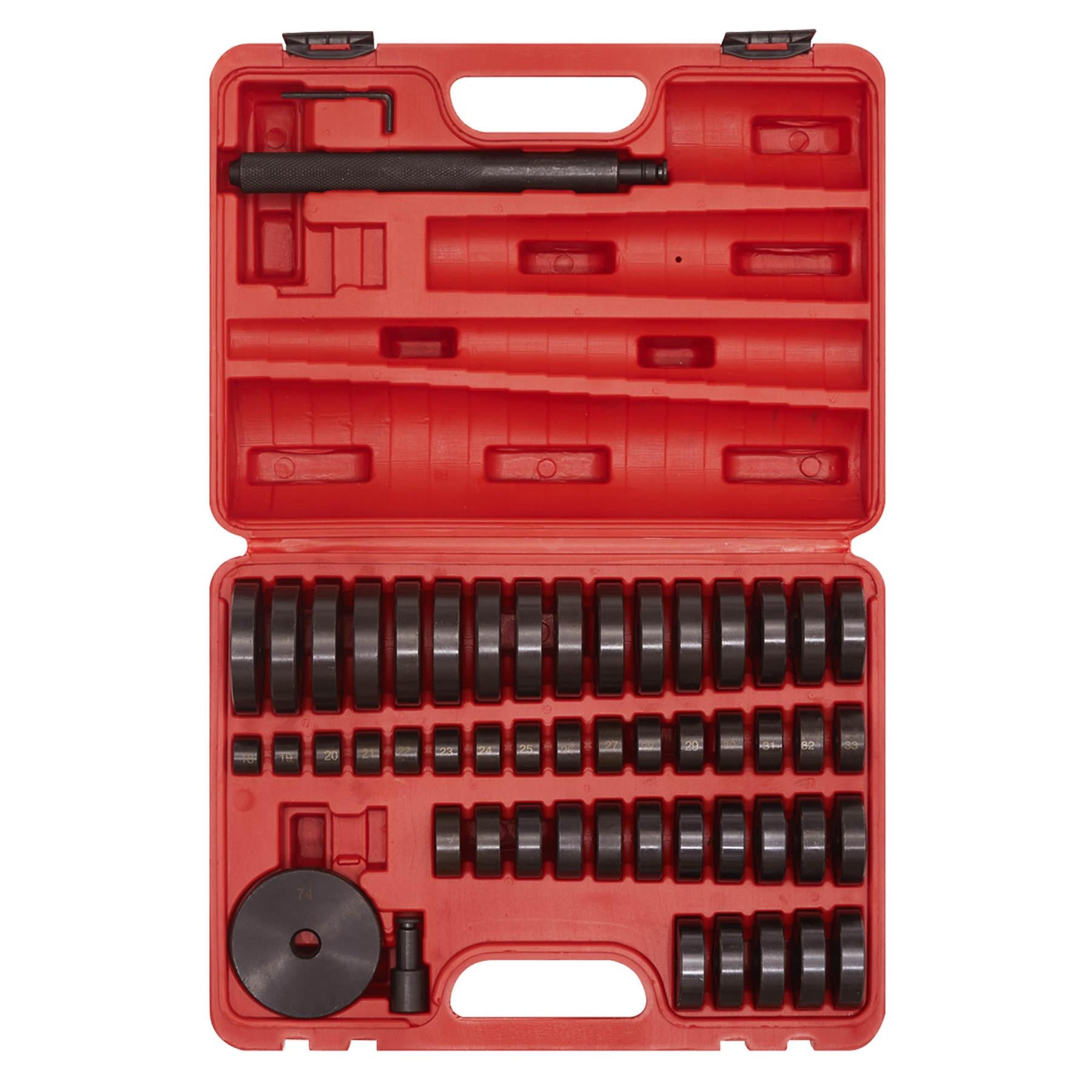 Sealey Bearing Race & Seal Driver Set 52pc