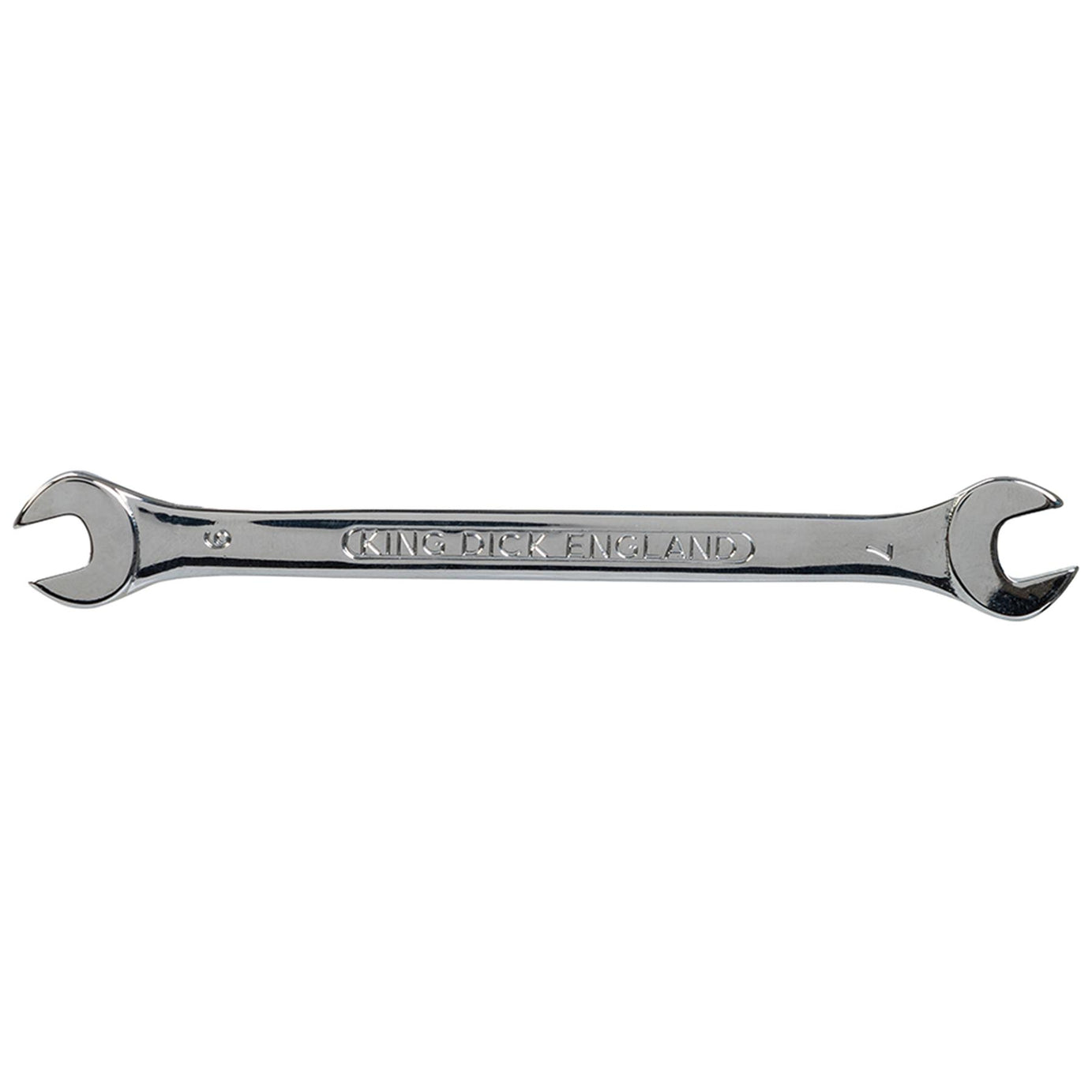 King Dick Open Ended Fully Polished Spanner Wrench Metric 6mm - 7mm