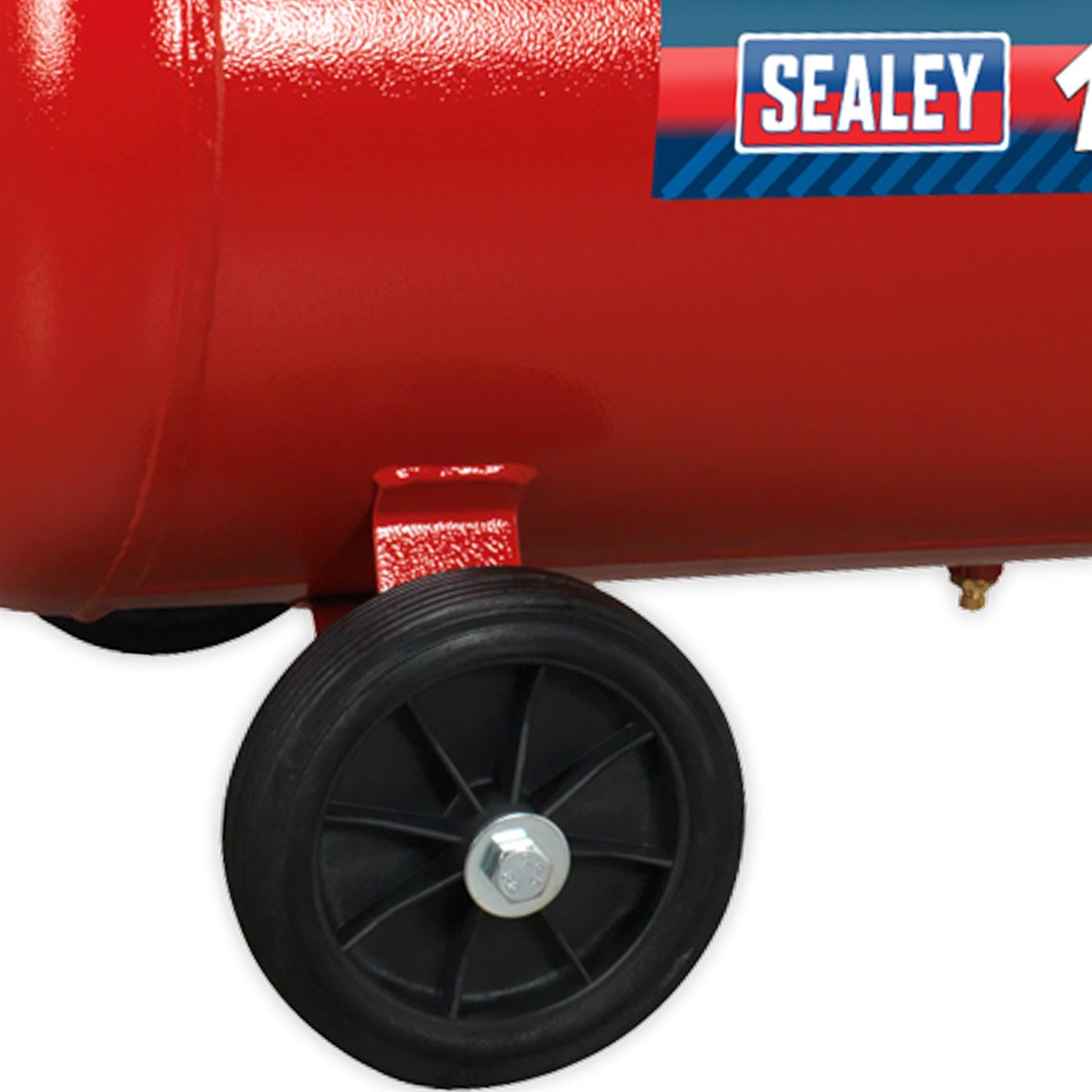 Sealey Compressor 100L V-Twin Belt Drive 3hp Oil Free