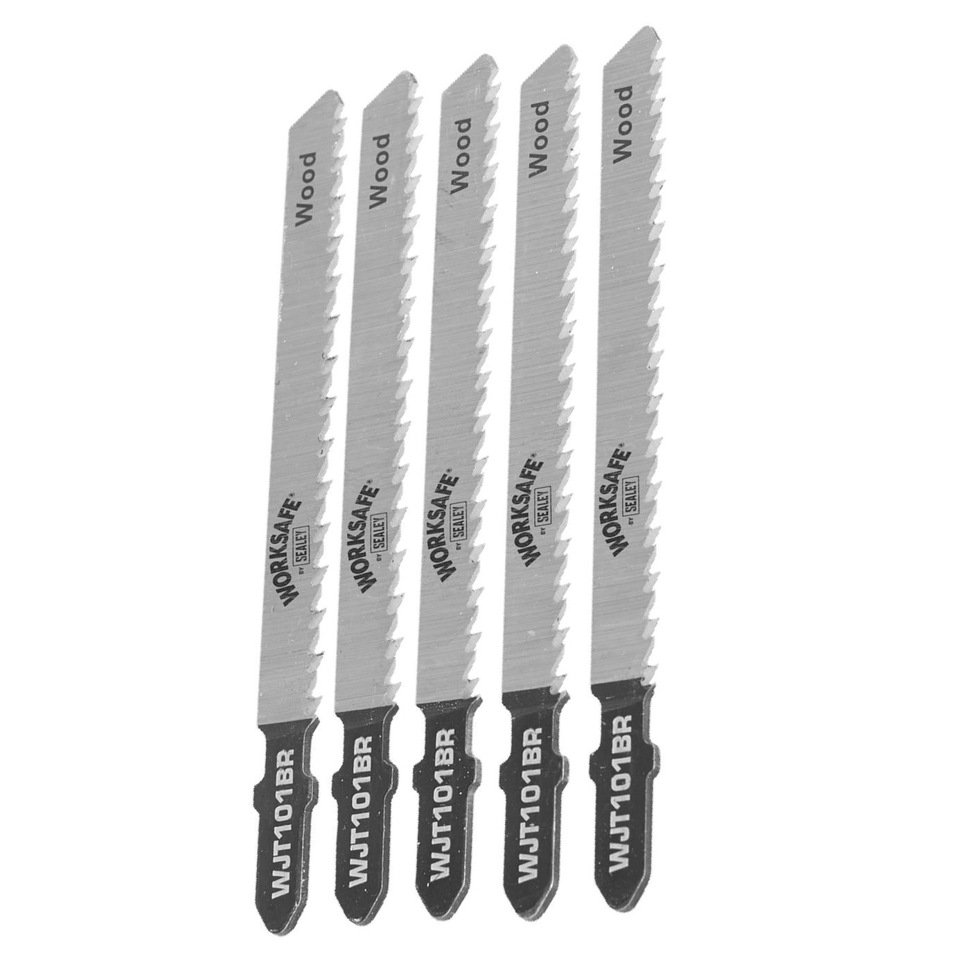 Sealey Jigsaw Blade 75mm 10tpi - Pack of 5 Chrome Vanadium