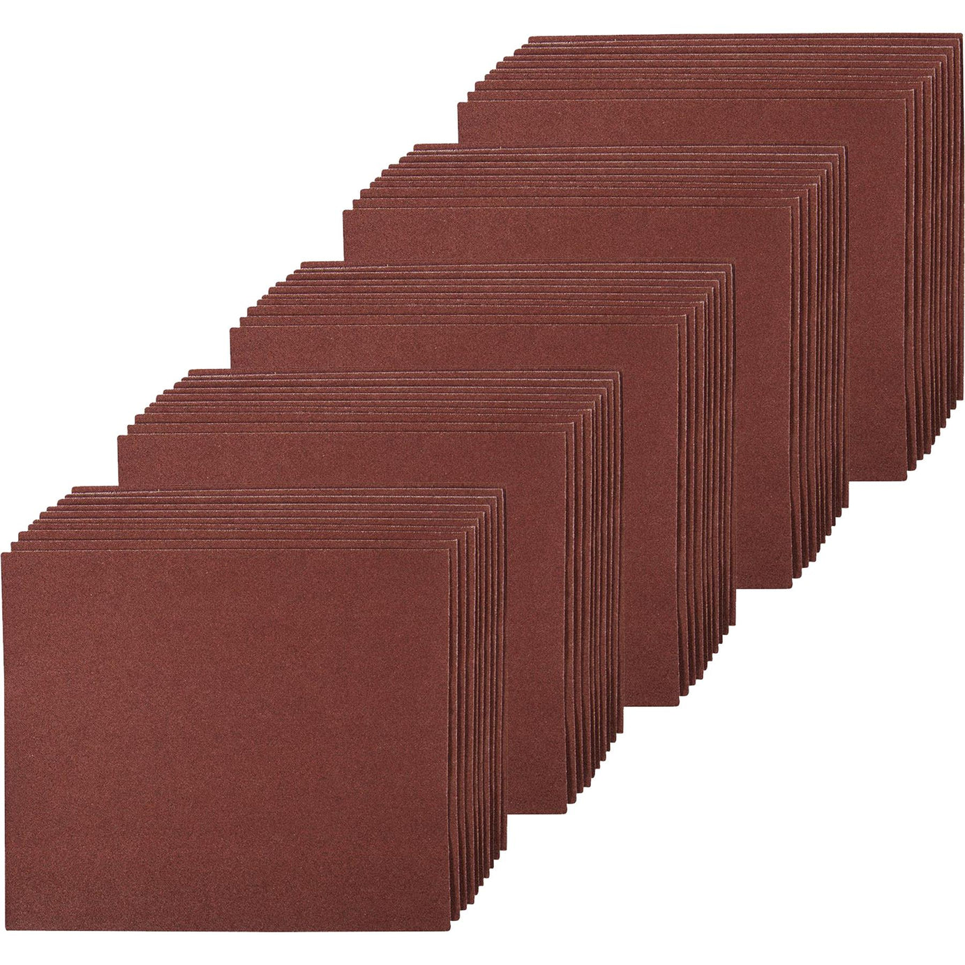 50 Pk Emery Cloth Hand Sanding Sheets 36 60 80 120 180 Grit Metal & Rust Removal