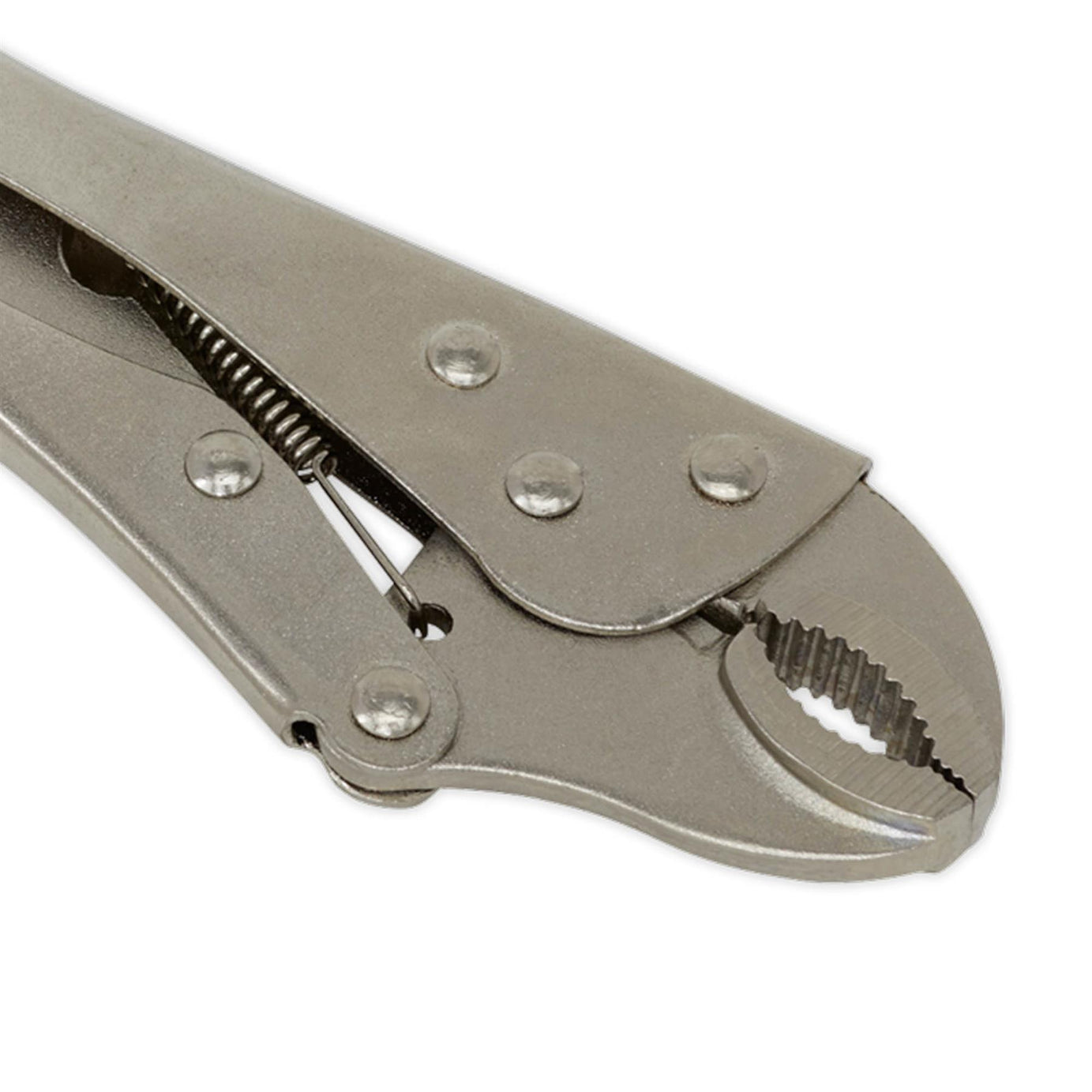 Sealey Locking Pliers 215mm Curved Jaw