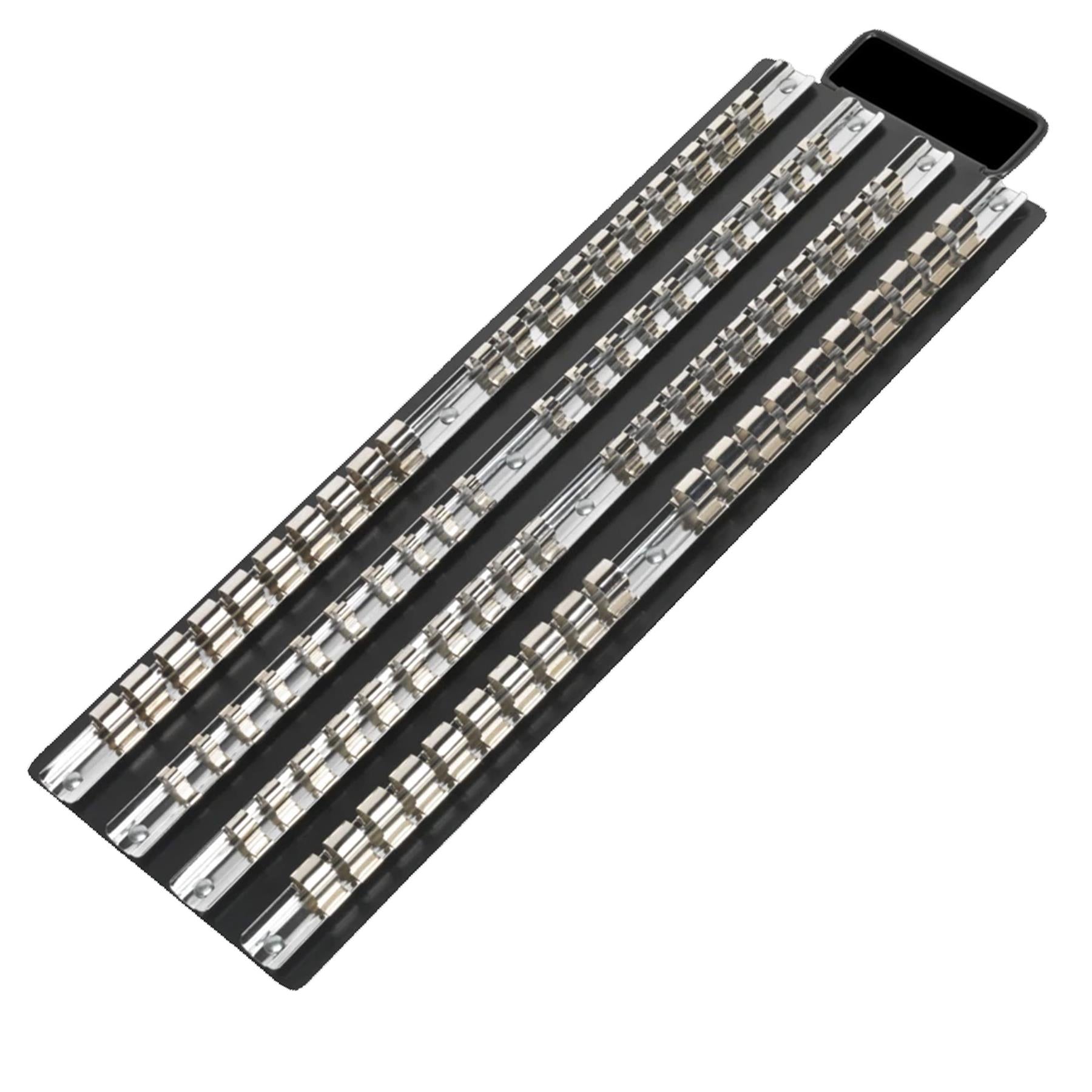 Sealey Socket Rail Tray Black 1/4", 3/8" & 1/2"Sq Drive