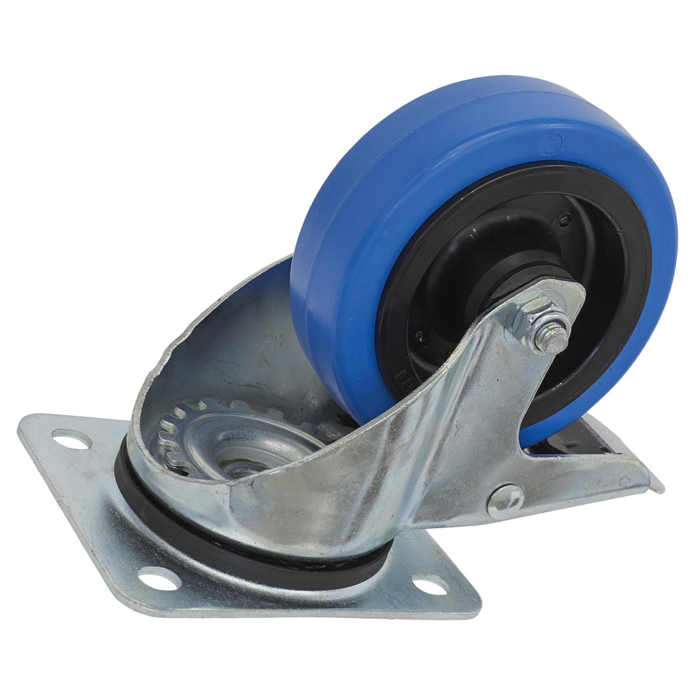 Sealey Castor Wheel Swivel Plate with Total Lock 100mm