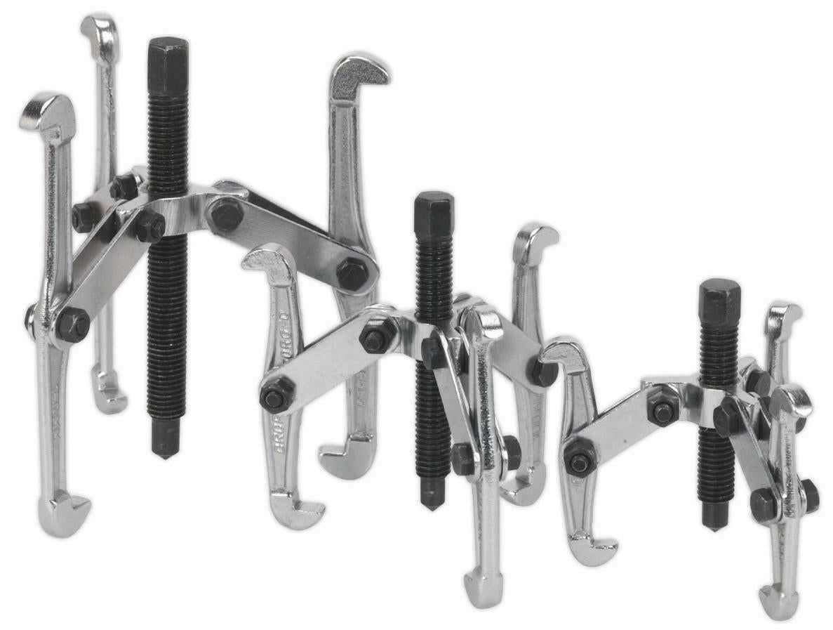Sealey 3pc Triple Leg Gear Reversible Puller Set