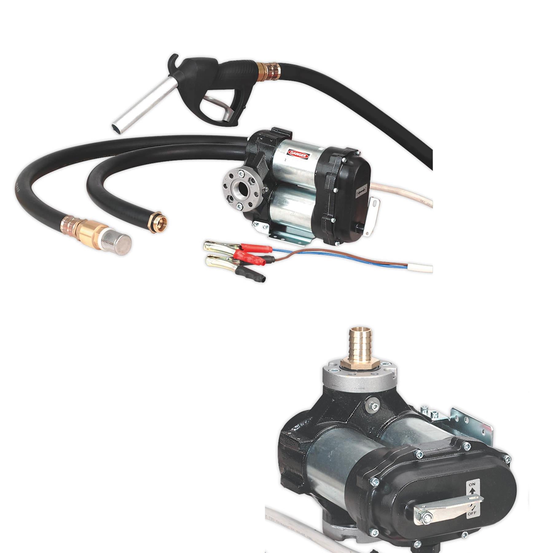 Sealey Diesel & Fluid Transfer Pump 24V High Flow