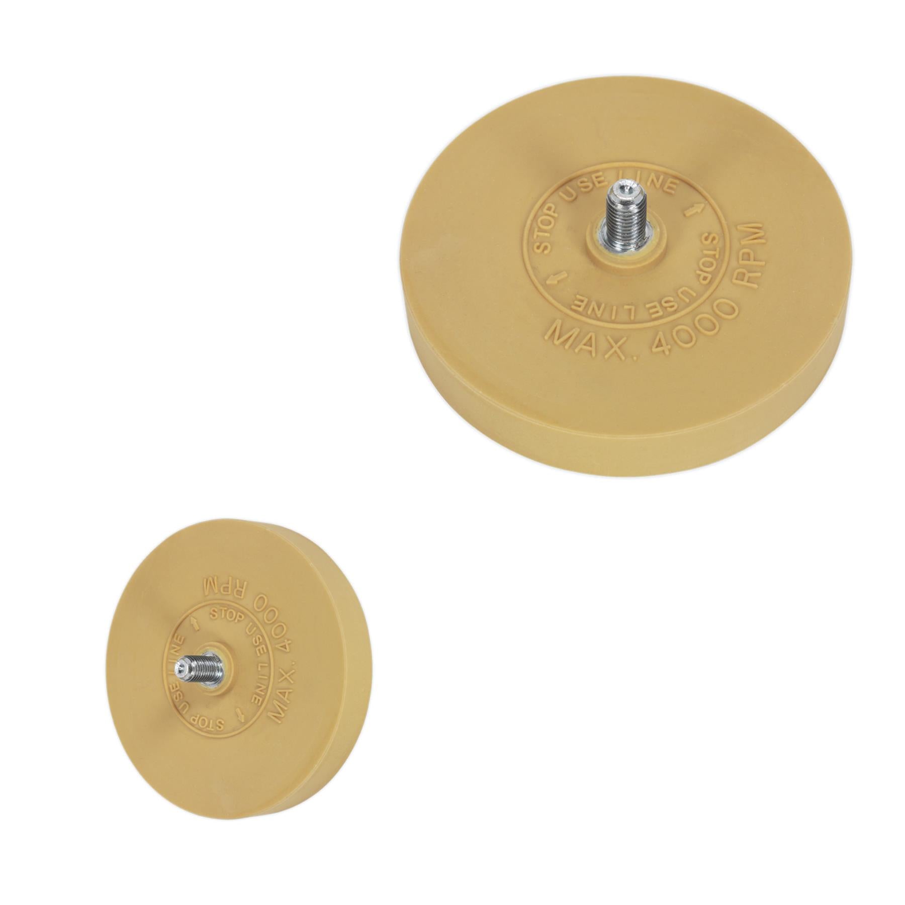 Sealey Stripe Removing Pad Ø88 x 16mm 1/4"UNC