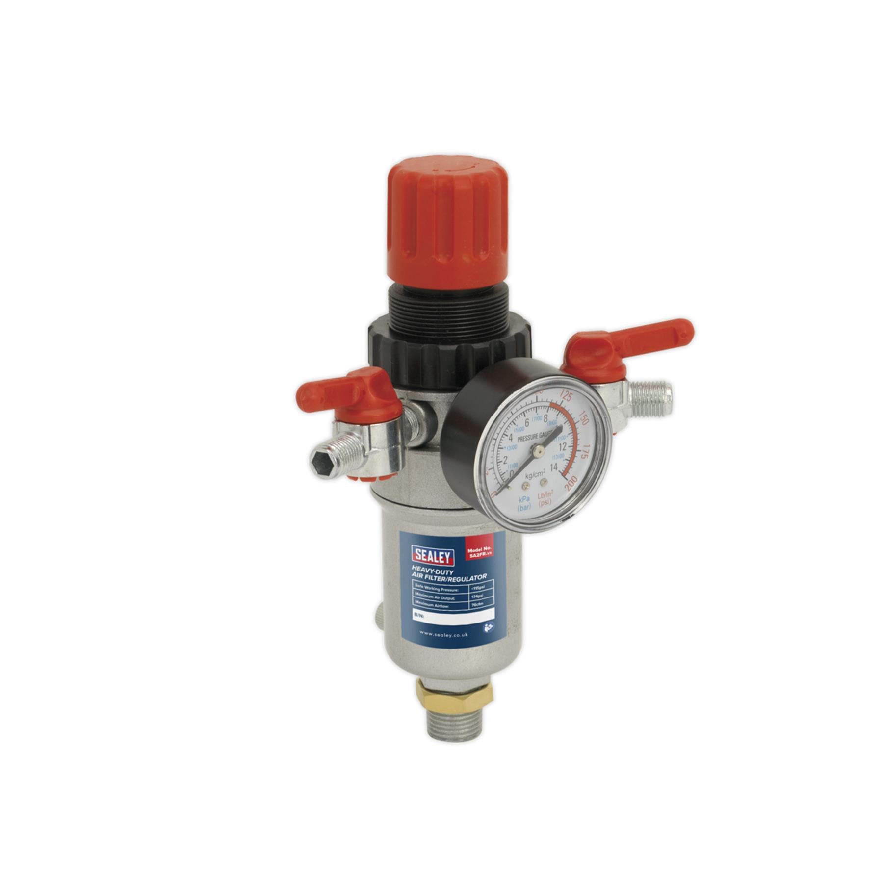 Sealey Air Filter/Regulator Heavy-Duty