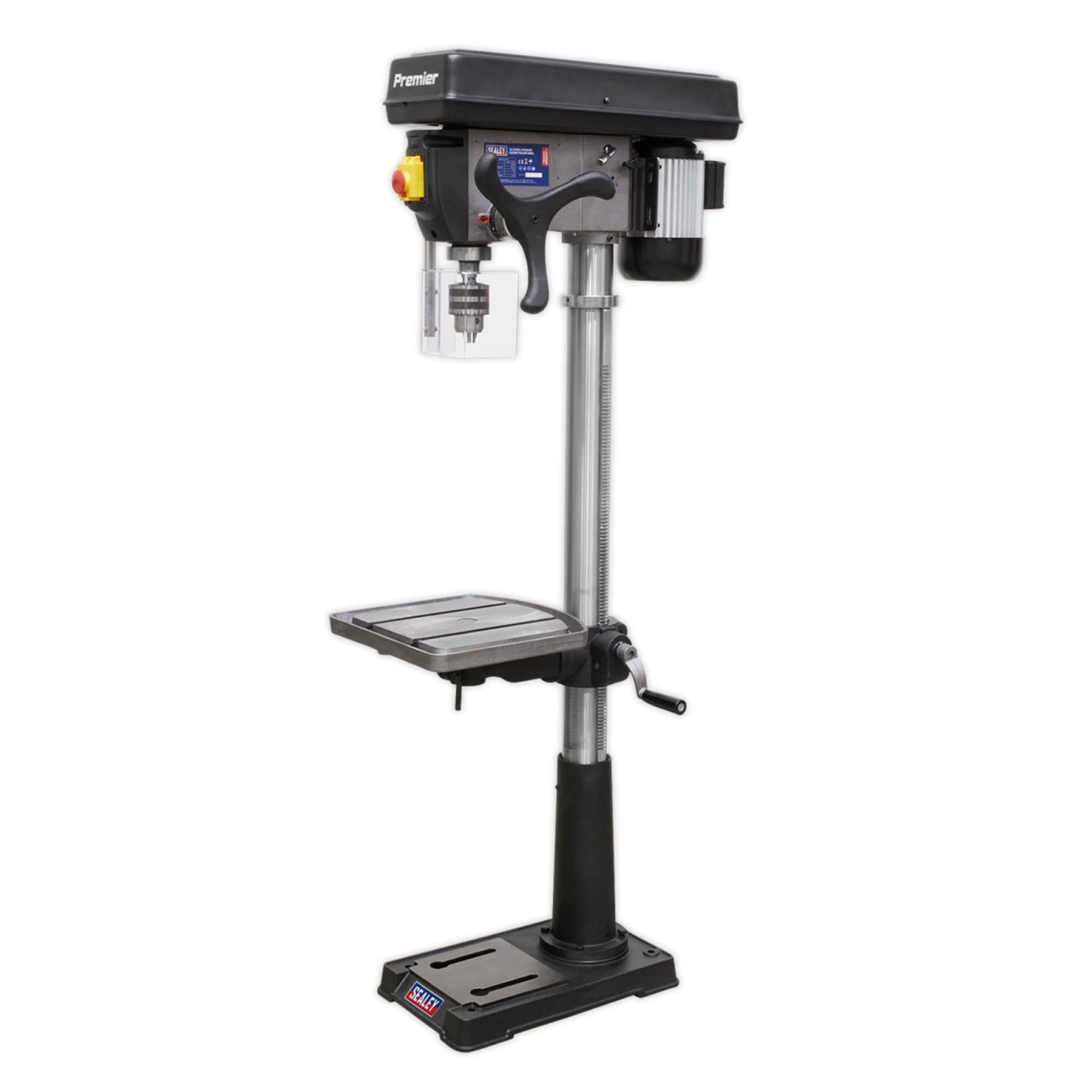 Sealey Pillar Drill Floor 16-Speed 1635mm Height 230V Garage Workshop DIY