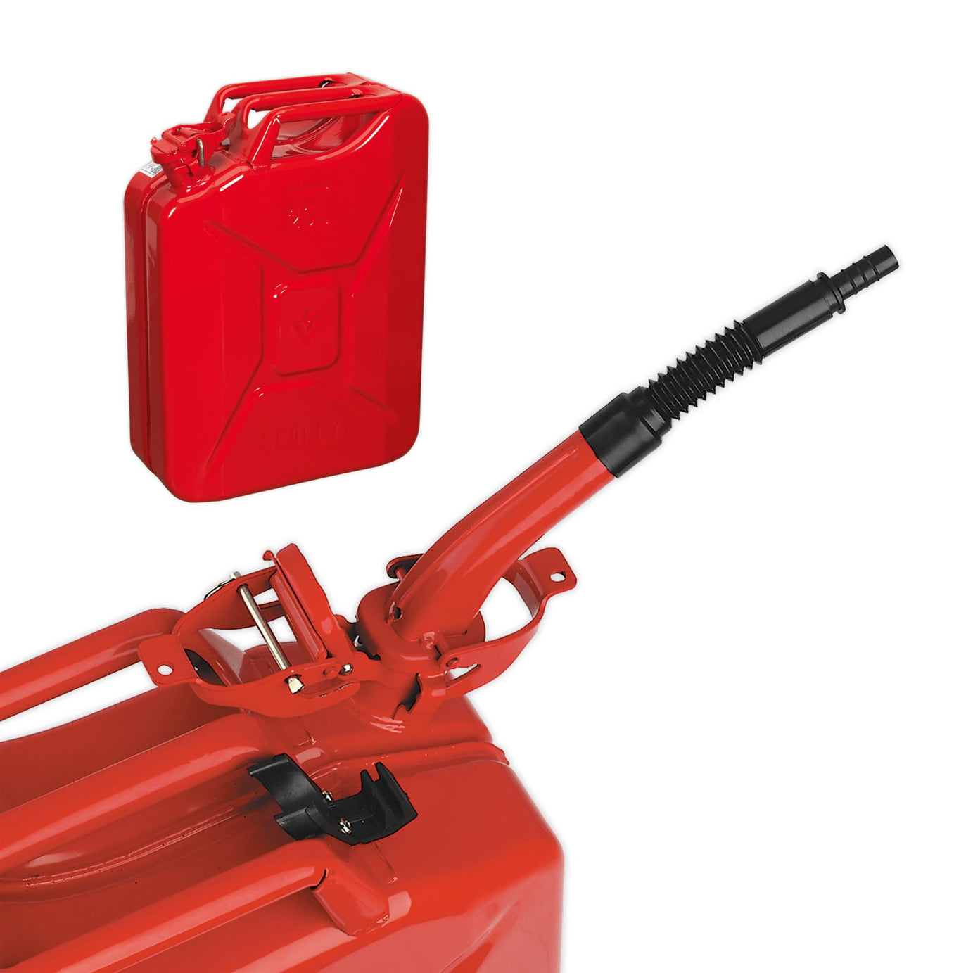 Sealey Jerry Can 20L - Red