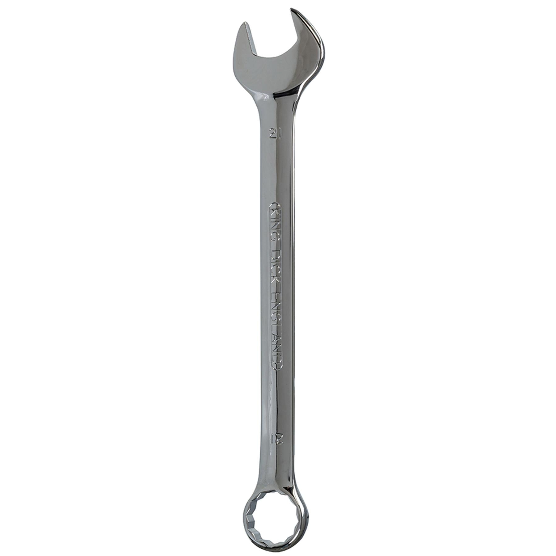 King Dick metric 21 MM polished chrome combination spanner wrenches spanners