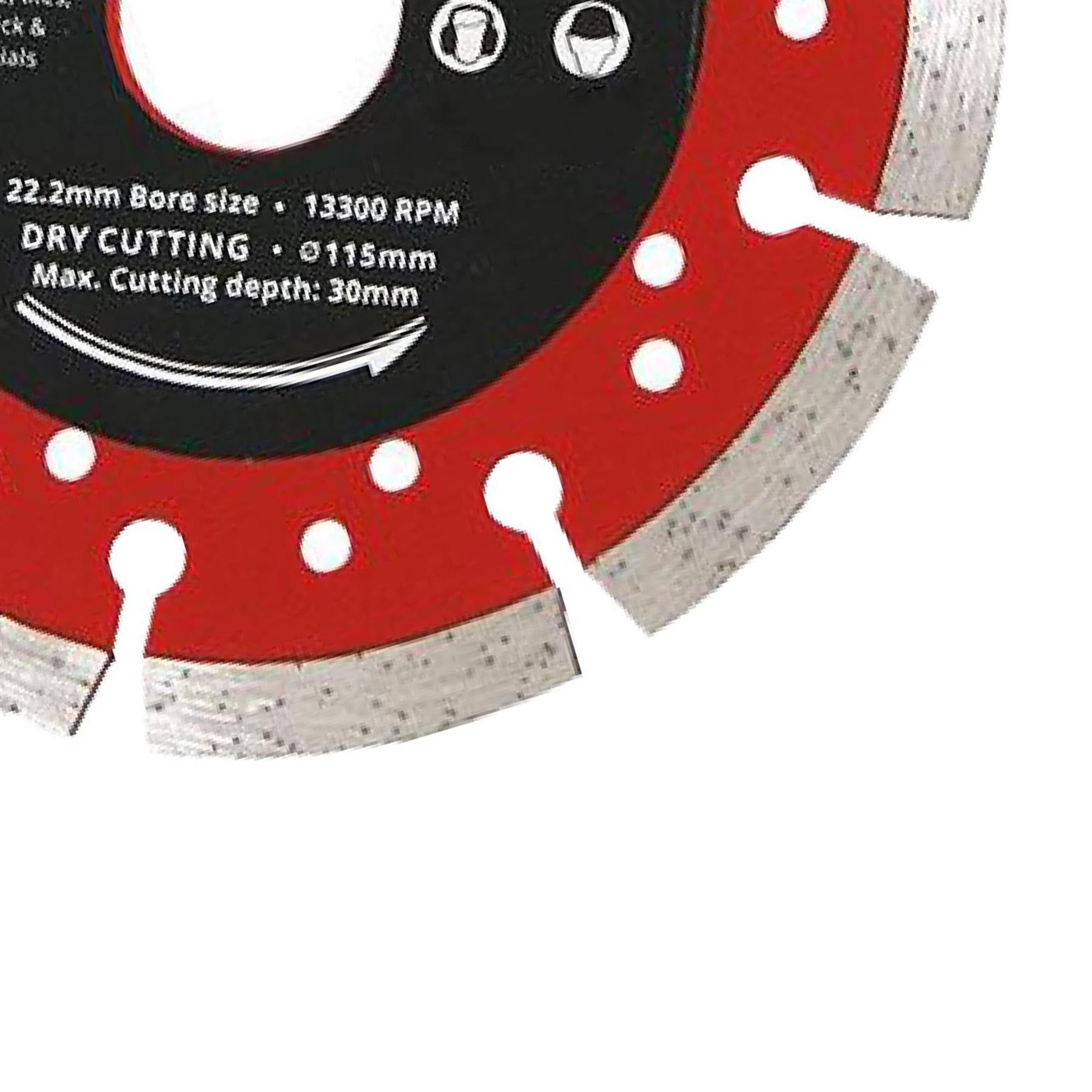 DIAMOND Blade DISC Angle Grinder Cutter Saw Dry Cutting 4.5 inch / 115mm