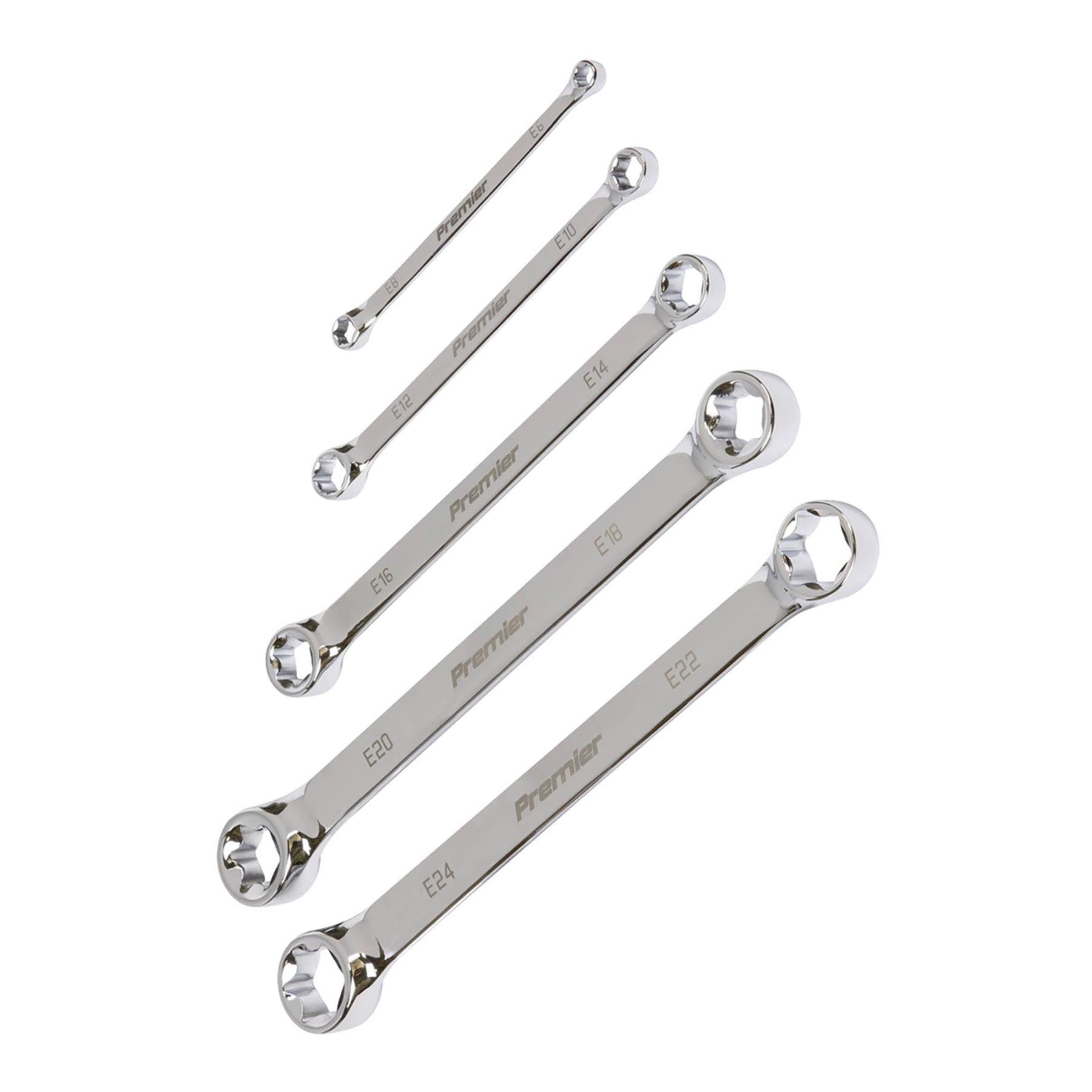 Sealey TRX-Star* Double End Spanner Set 5pc