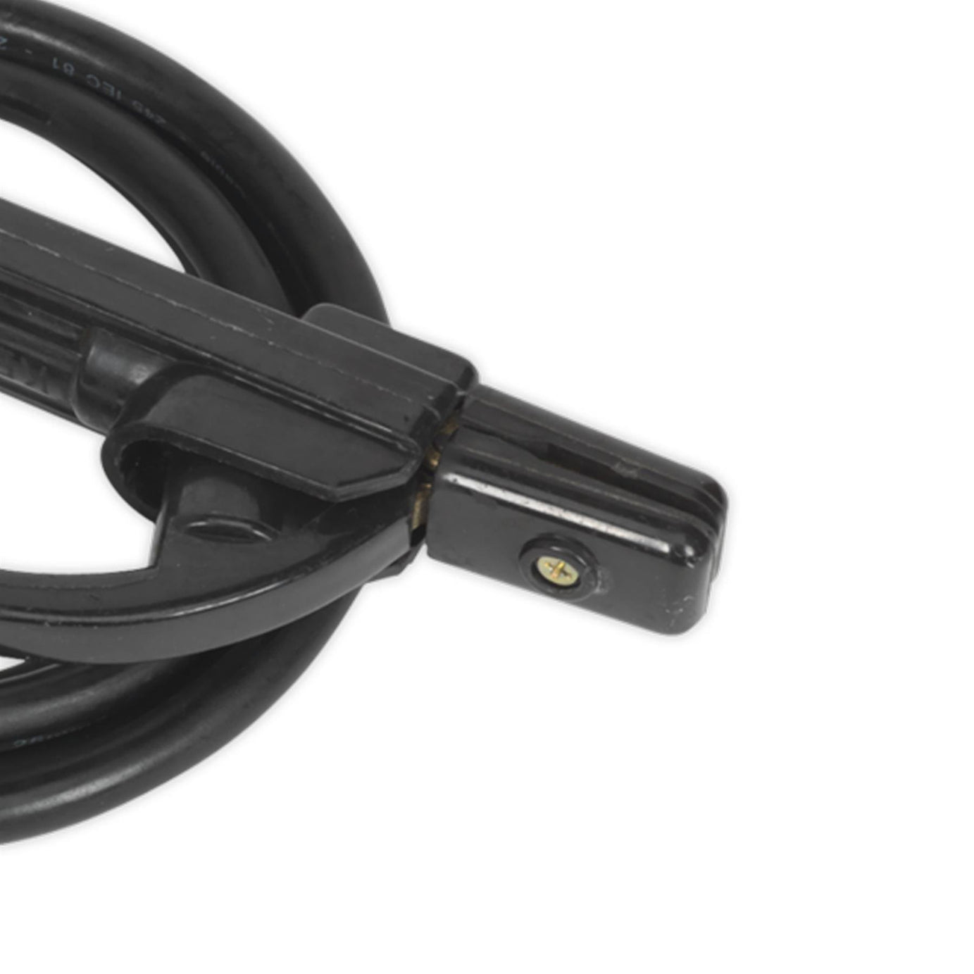 MMA Electrode Holder with 2m 25mm Cable & Dinse Connector. Sealey
