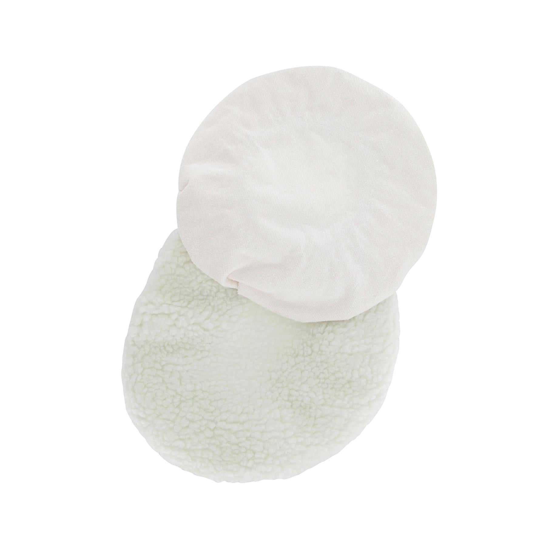 2Pc Car Van Valeting Buffer Lambswool & Terry Bonnets Pads Tool