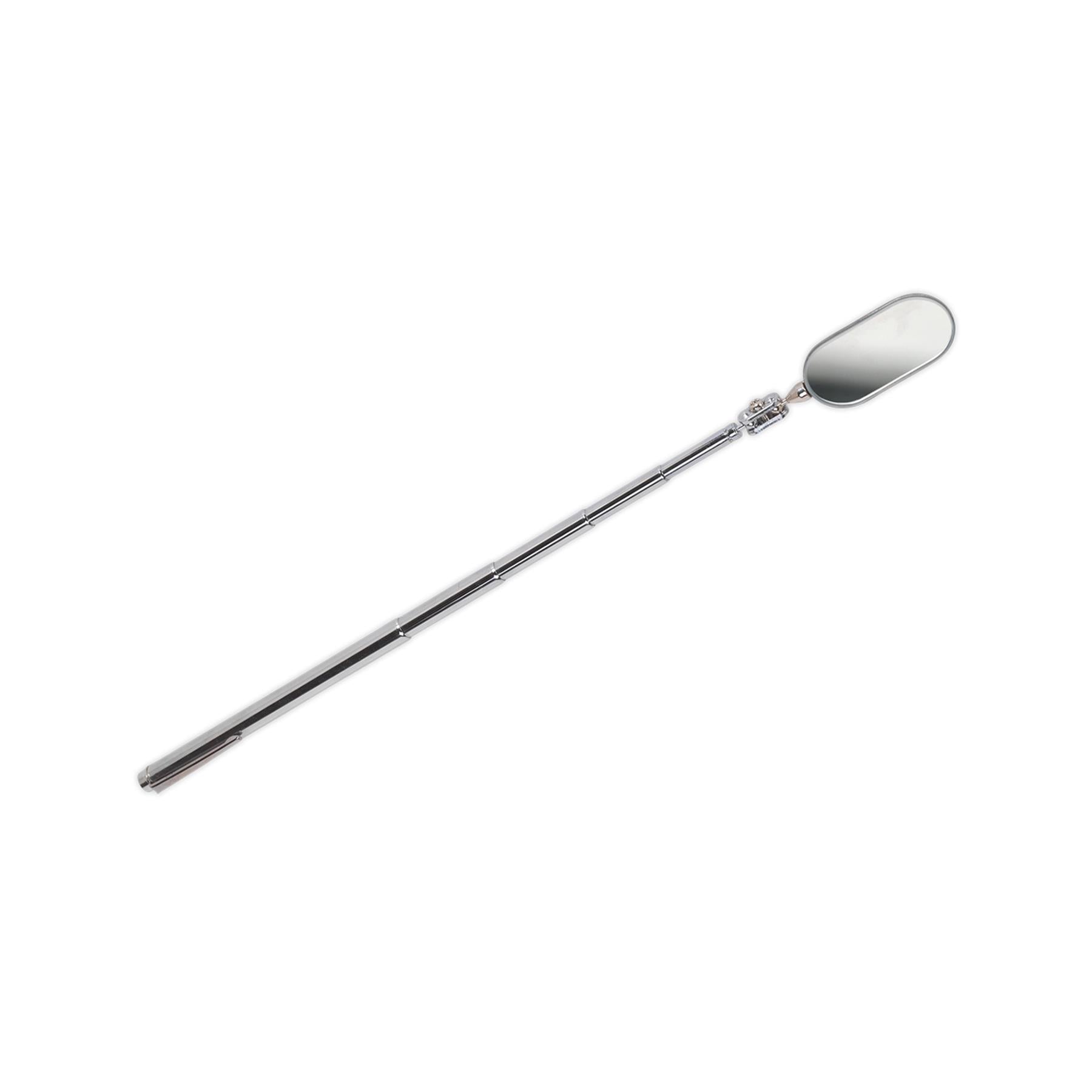 Sealey Telescopic Articulated Mirror 50 x 25mm Chromed Metal Body