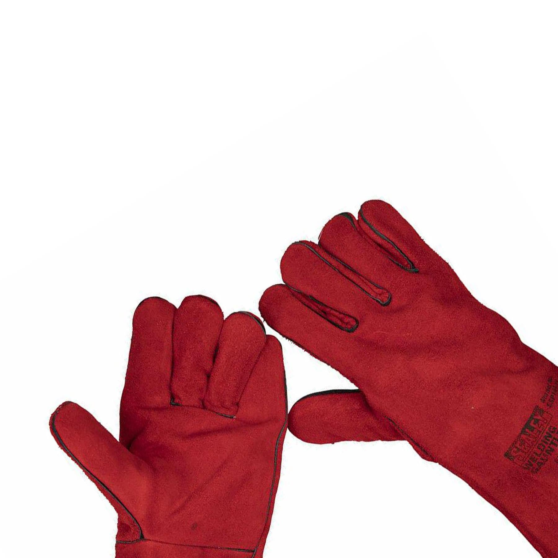 Sealey Leather Welding Gauntlets Lined Pair