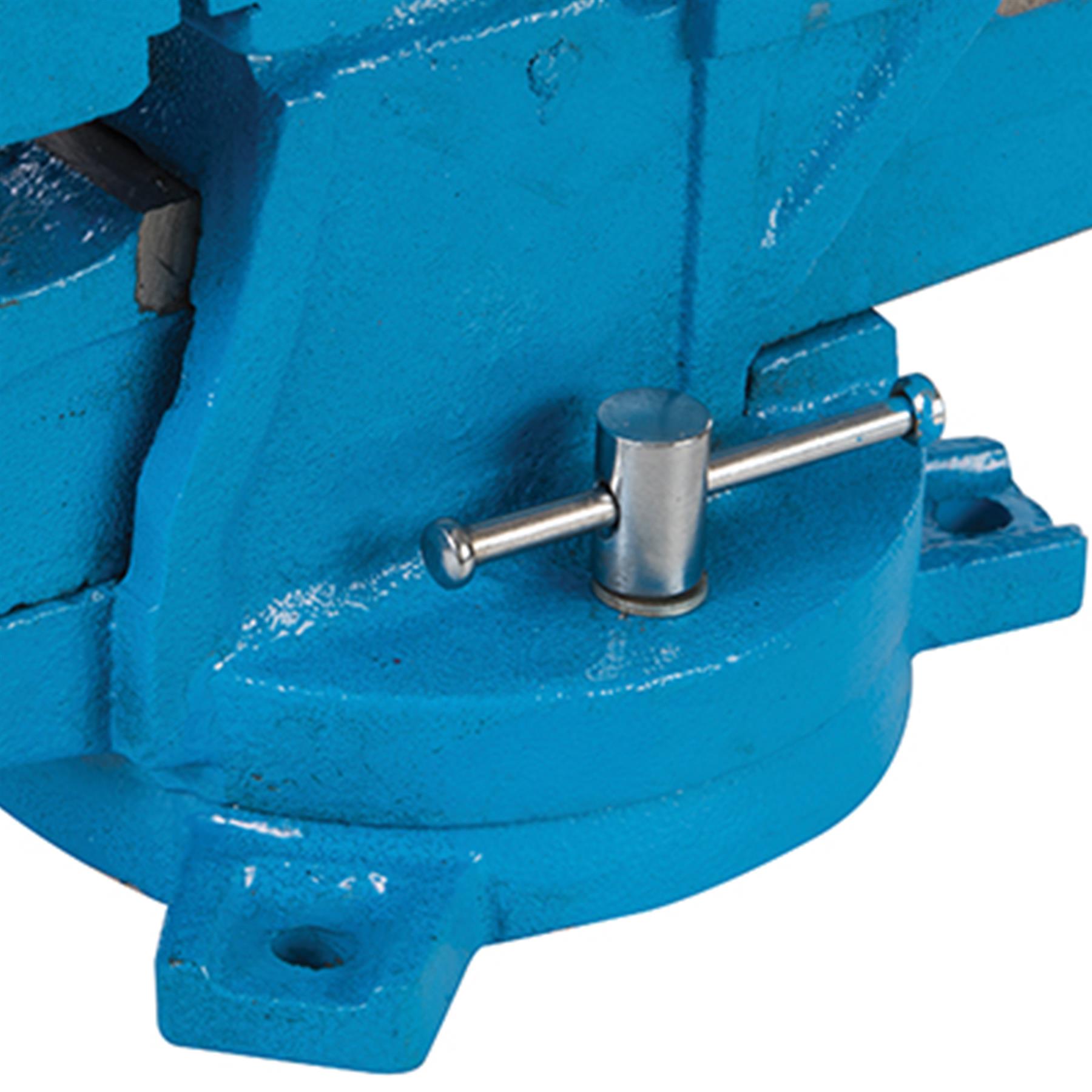Engineers Vice Swivel Base 100mm (4") 8Kg Hardened Steel Jaw Plates