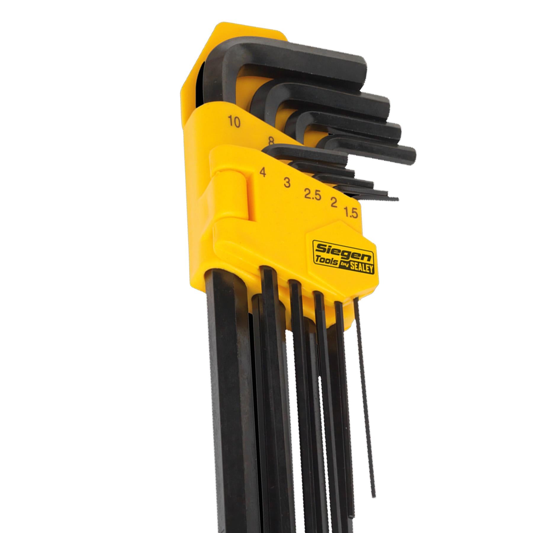 Sealey Hex Key Set 9pc Extra-Long Metric