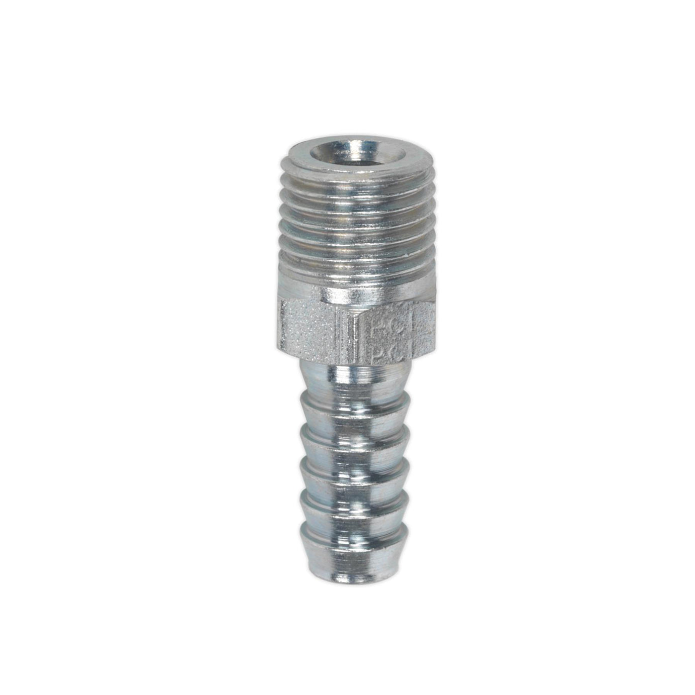 Sealey Screwed Tailpiece Male 1/4"BSPT - 5/16" Hose Pack of 5