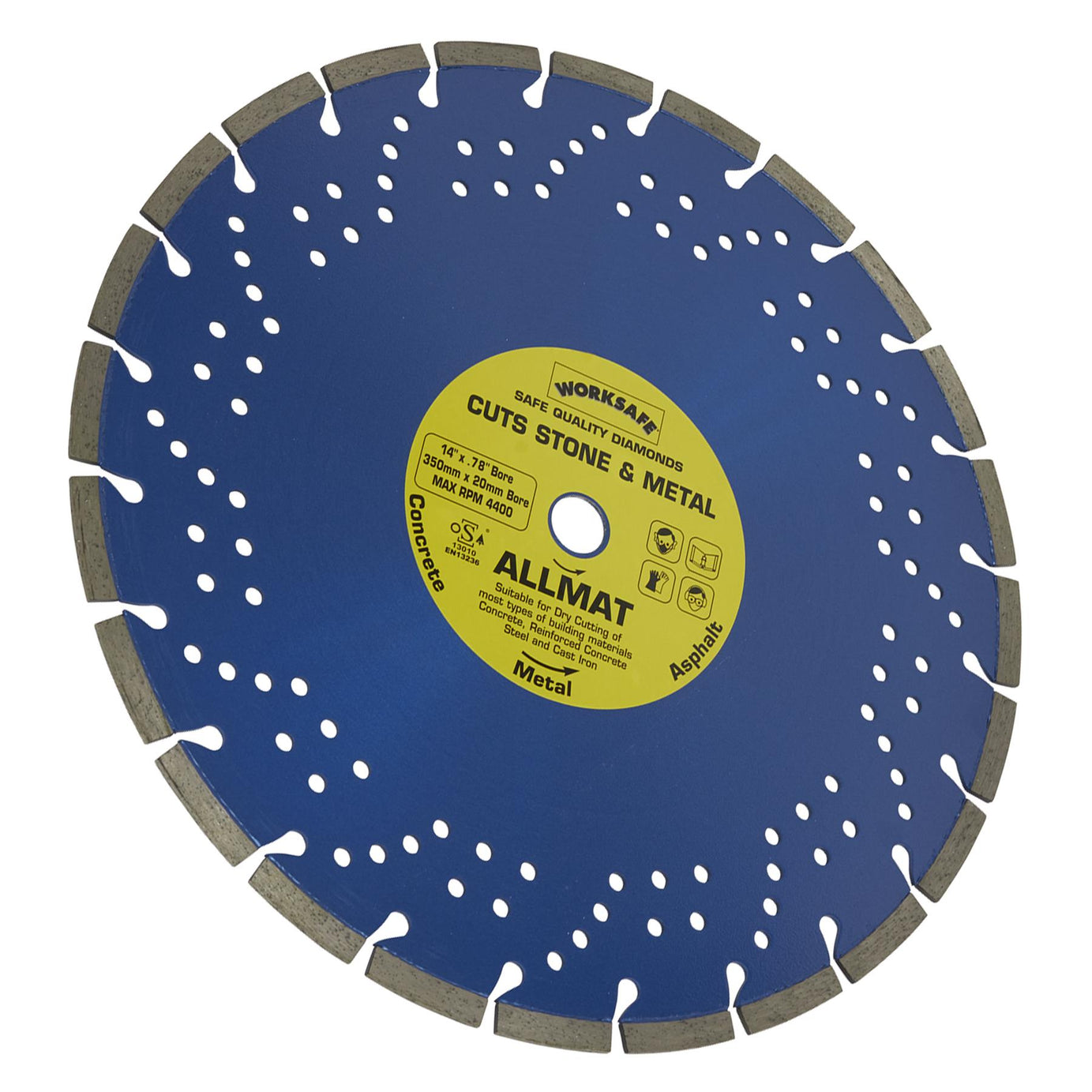 Platinum Allmat Diamond Blade 350 x 20mm