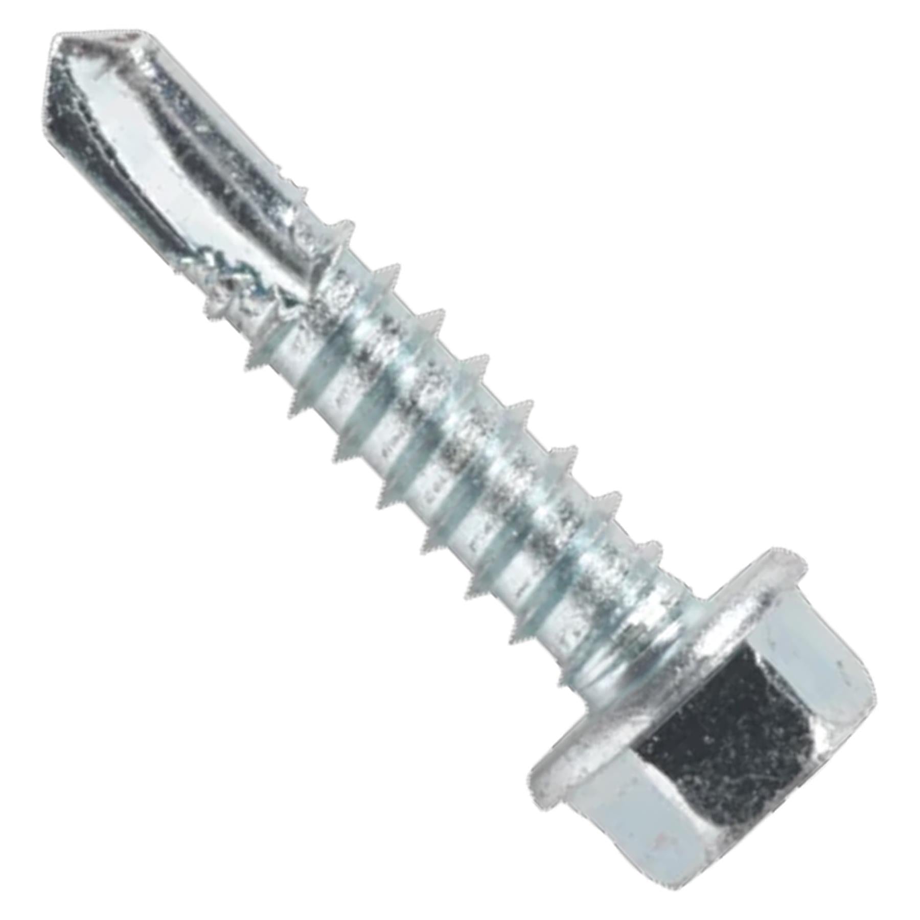 Sealey Self Drilling Screw 5.5 x 25mm Hex Head Zinc Pack of 100
