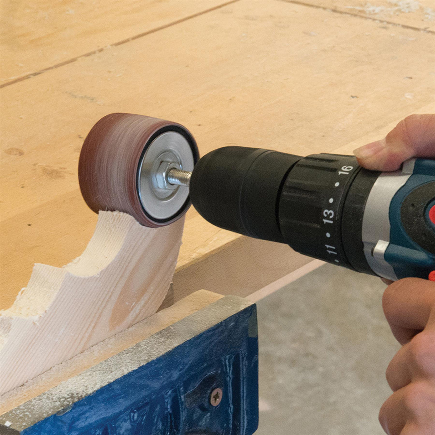 Sanding Sleeves 10Pce Drill Belt 80 Grit 13 19 25 38 50mm Professional Tool