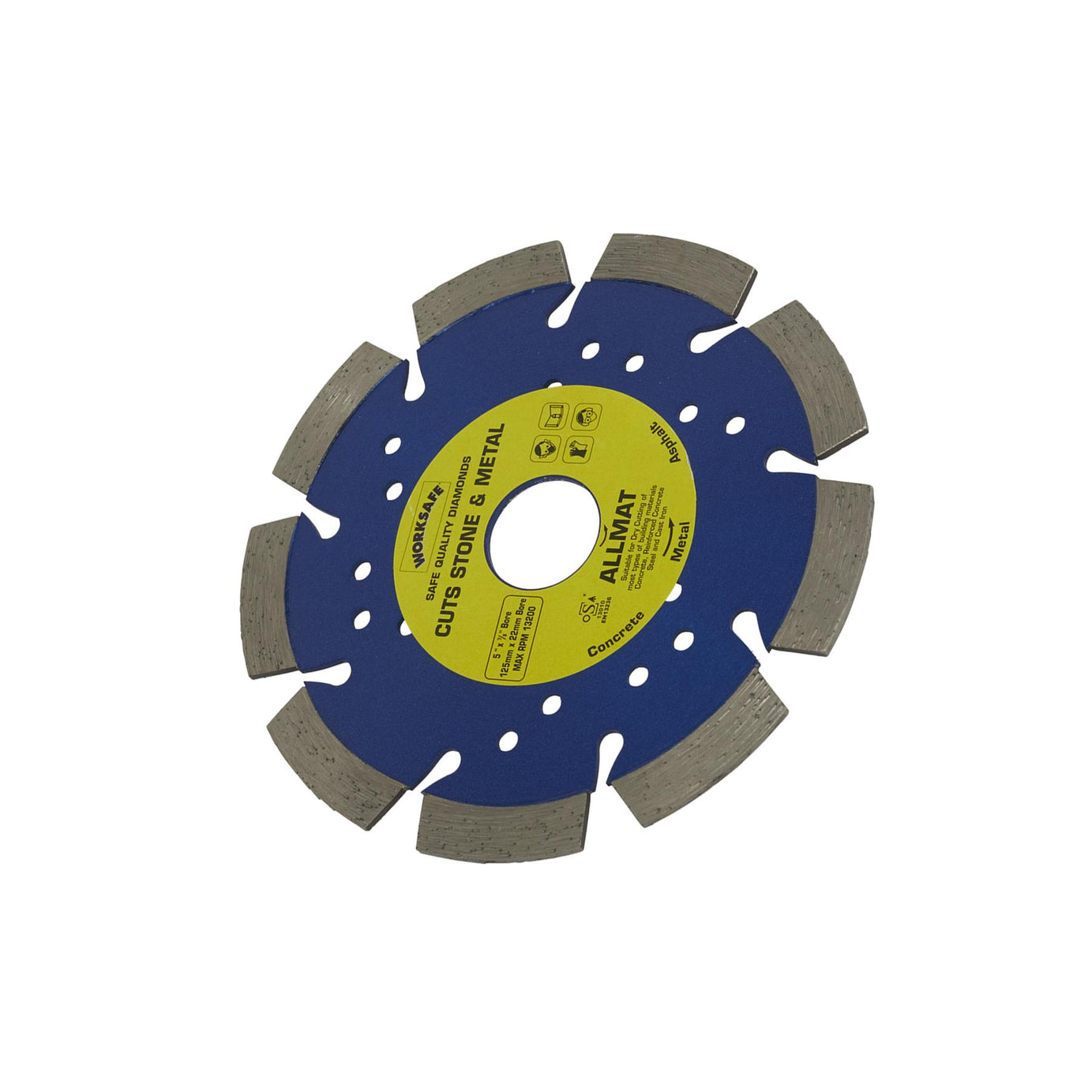 Sealey Platinum Allmat Diamond Blade 125 x 22mm