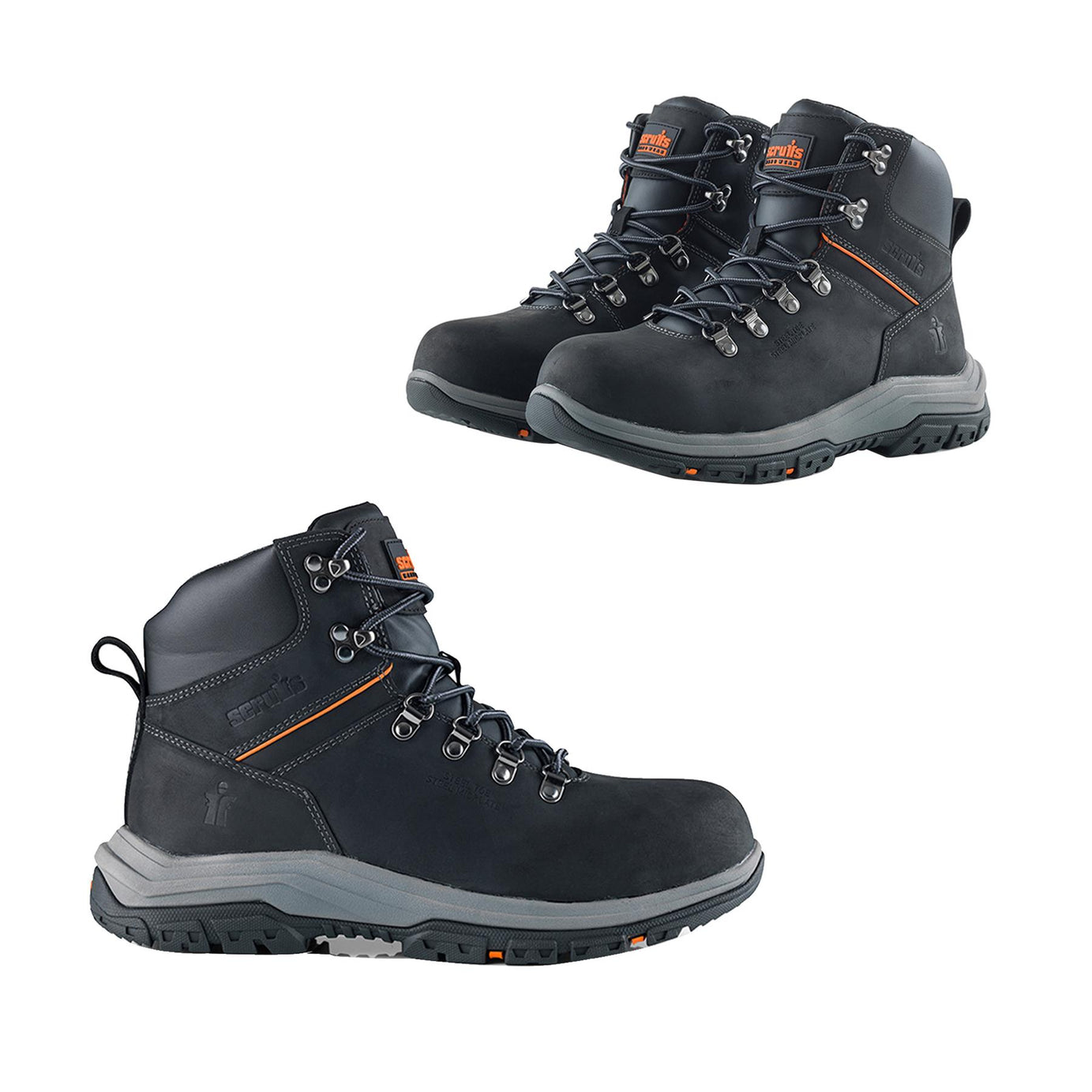 Scruffs Rafter Safety Boots Black Size 8 / 42 Extra Comfort.