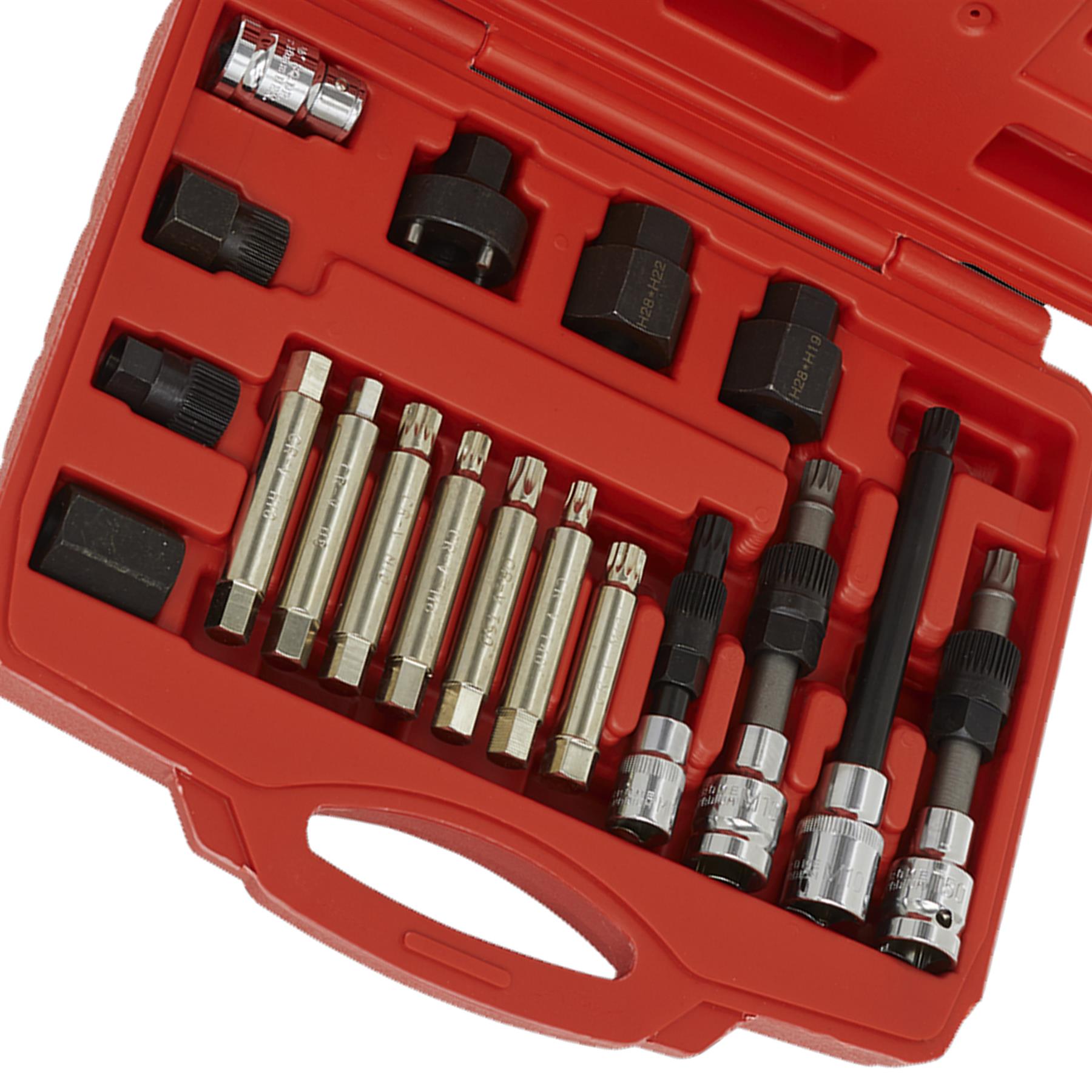Alternator Freewheel Pulley Removal Set 18pc Sealey