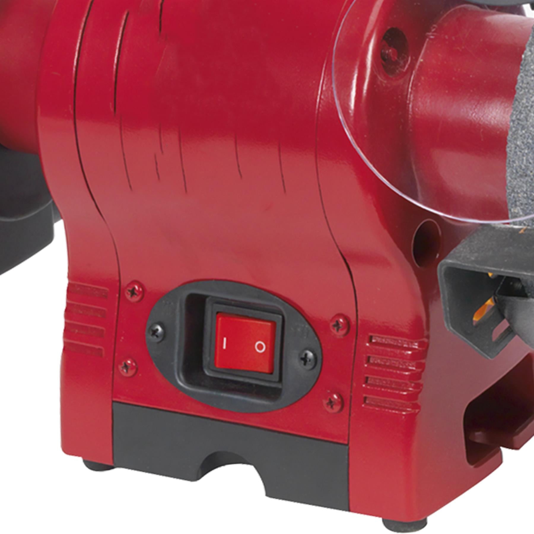 Sealey Bench Grinder 150mm with 50mm Belt Sander & Light 250W/230V