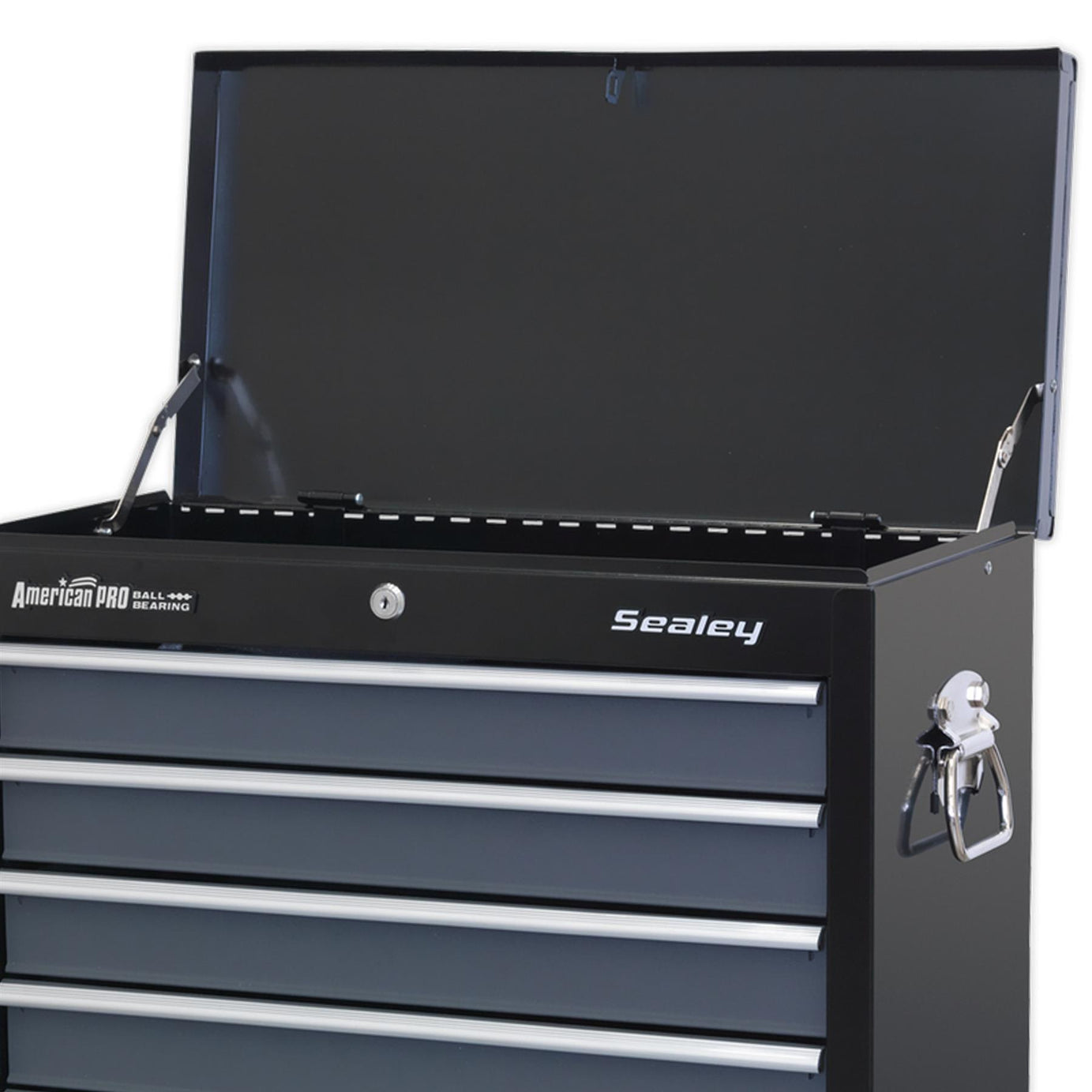 Sealey Topchest 5 Drawer with Ball Bearing Slides - Black/Grey