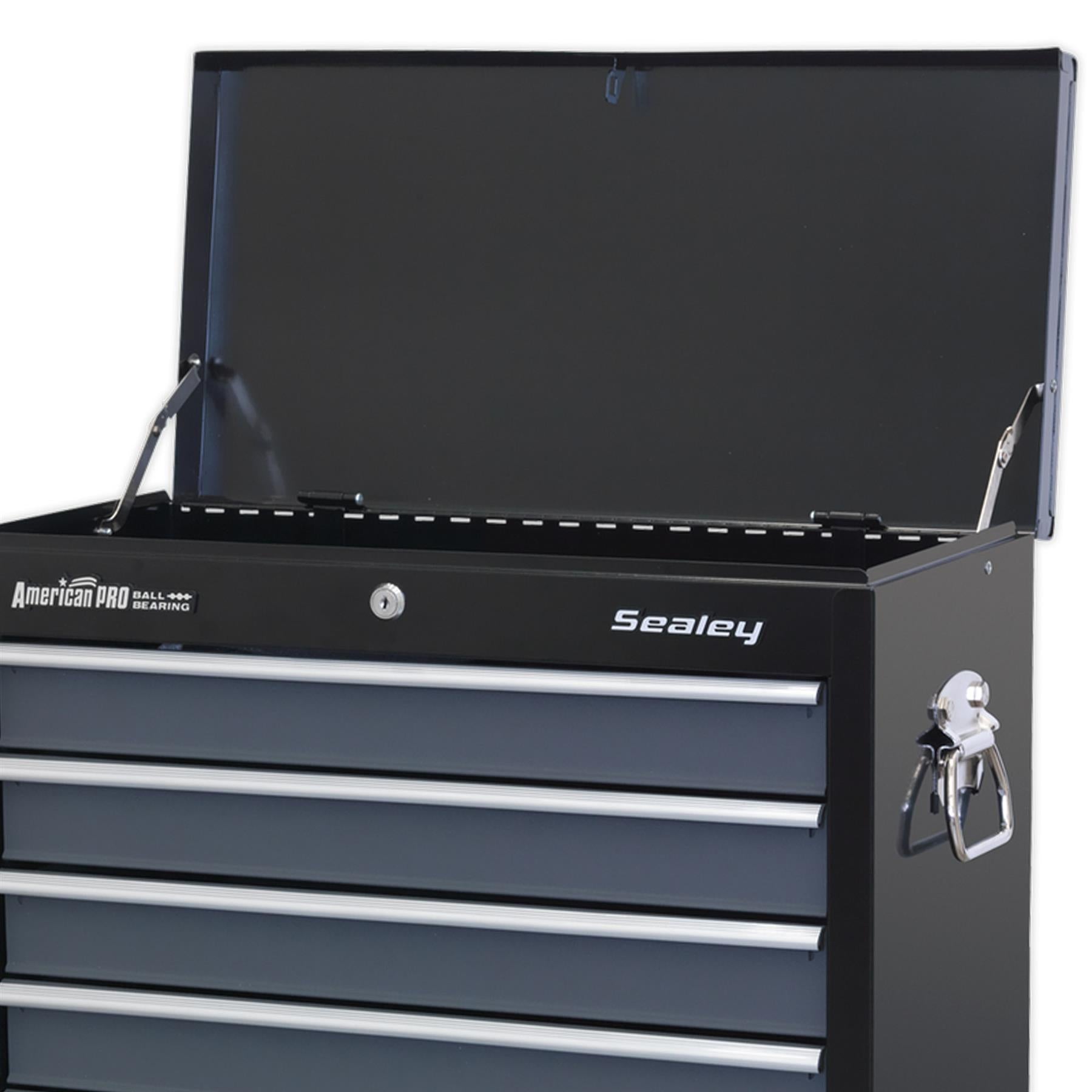 Sealey Topchest 5 Drawer with Ball Bearing Slides - Black/Grey