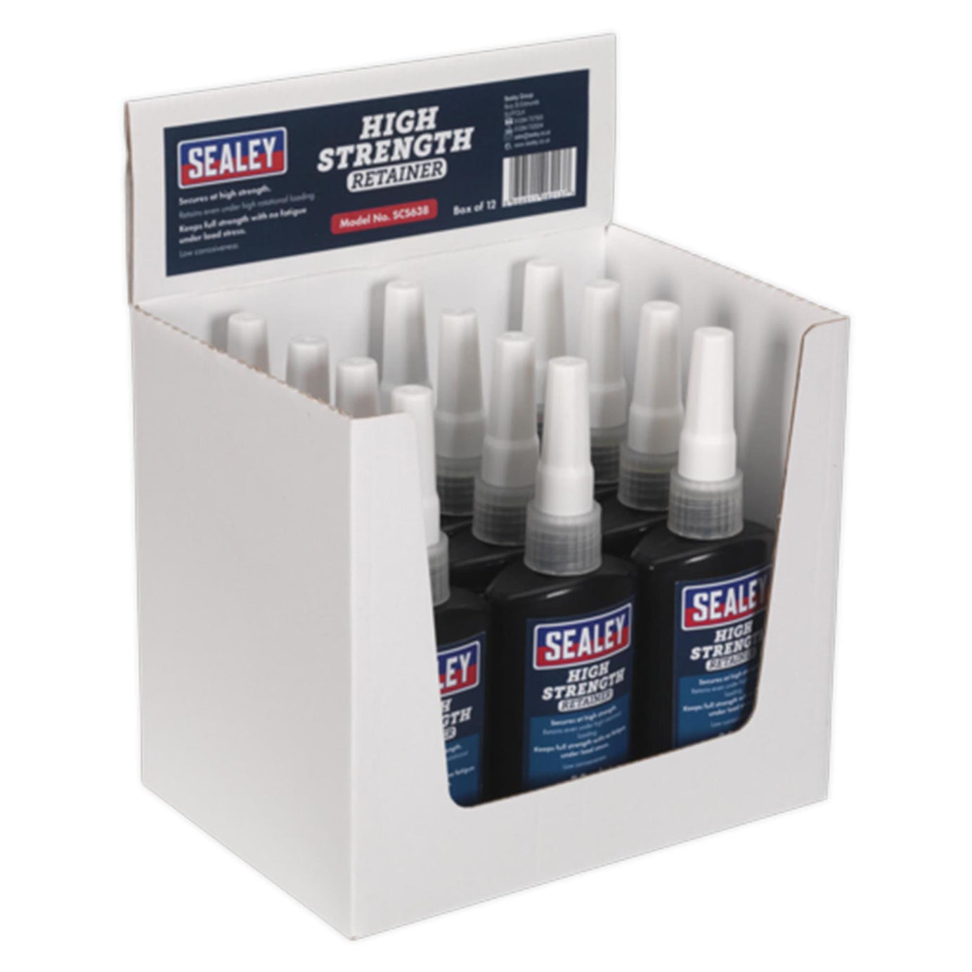 Sealey High Strength Retainer 50ml Pack of 12