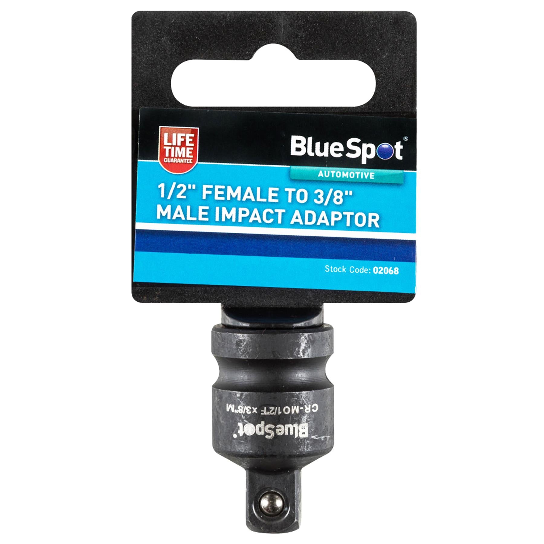 BlueSpot Impact Adaptor Socket Reducer 1/2" Drive Female to 3/8" Drive Male