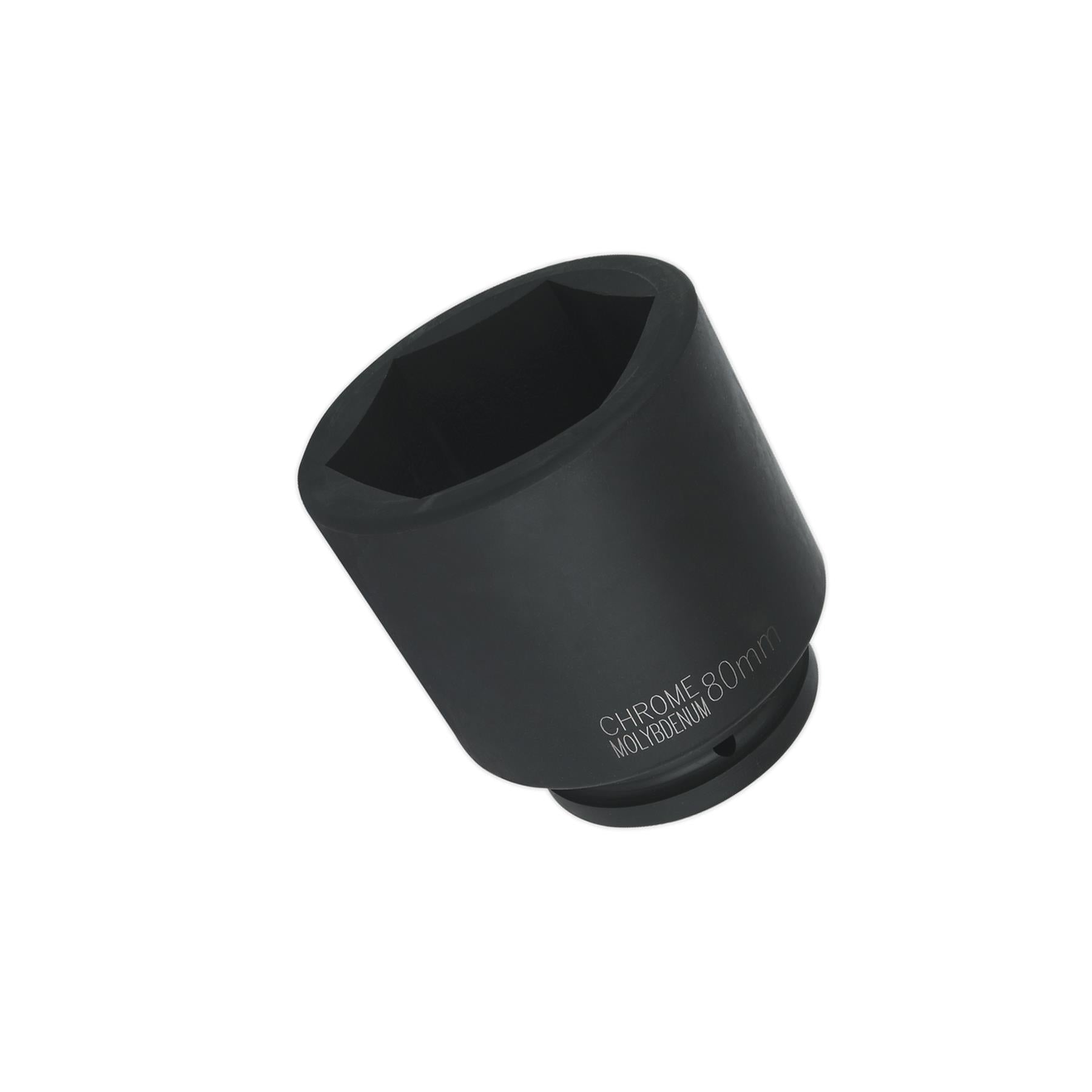 Sealey Impact Socket 80mm Deep 1"Sq Drive Chrome Molybdenum Lifetime Guarantee