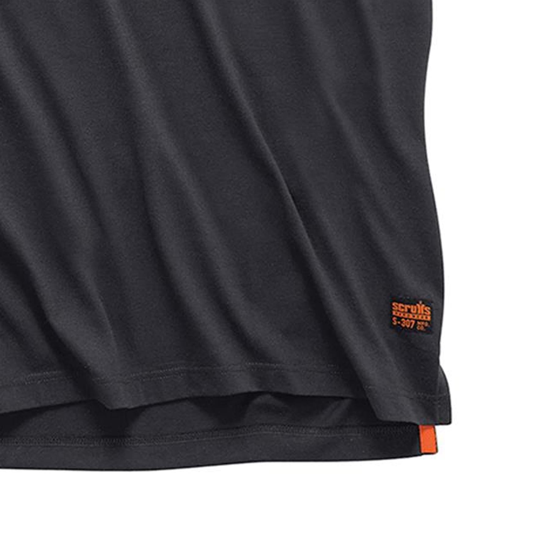 Scruffs Graphite Grey Polo Shirt Short Sleeve Workwear Mens T Shirt Size XL
