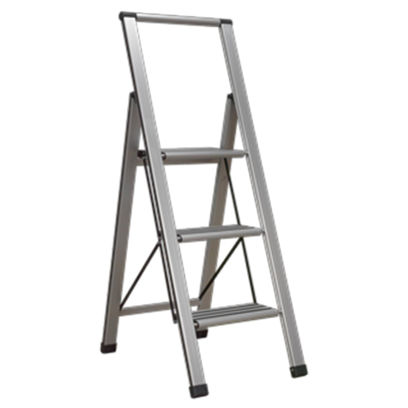 Sealey Aluminium Prof Folding Step Ladder 3-Step 150kg Capacity