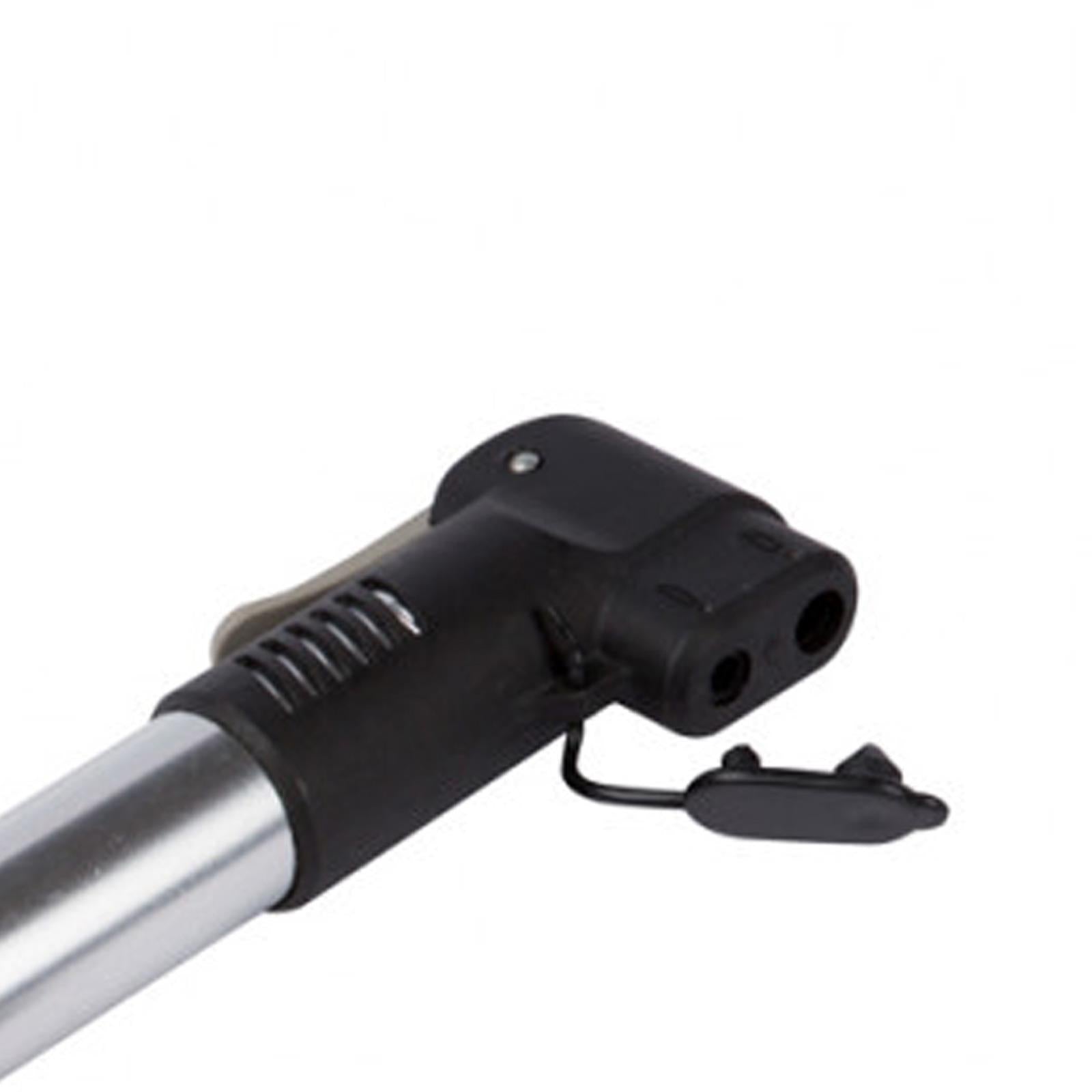 Bike Pump With Bracket Aluminium Alloy Body Fits Most Common Tyres BlueSpot