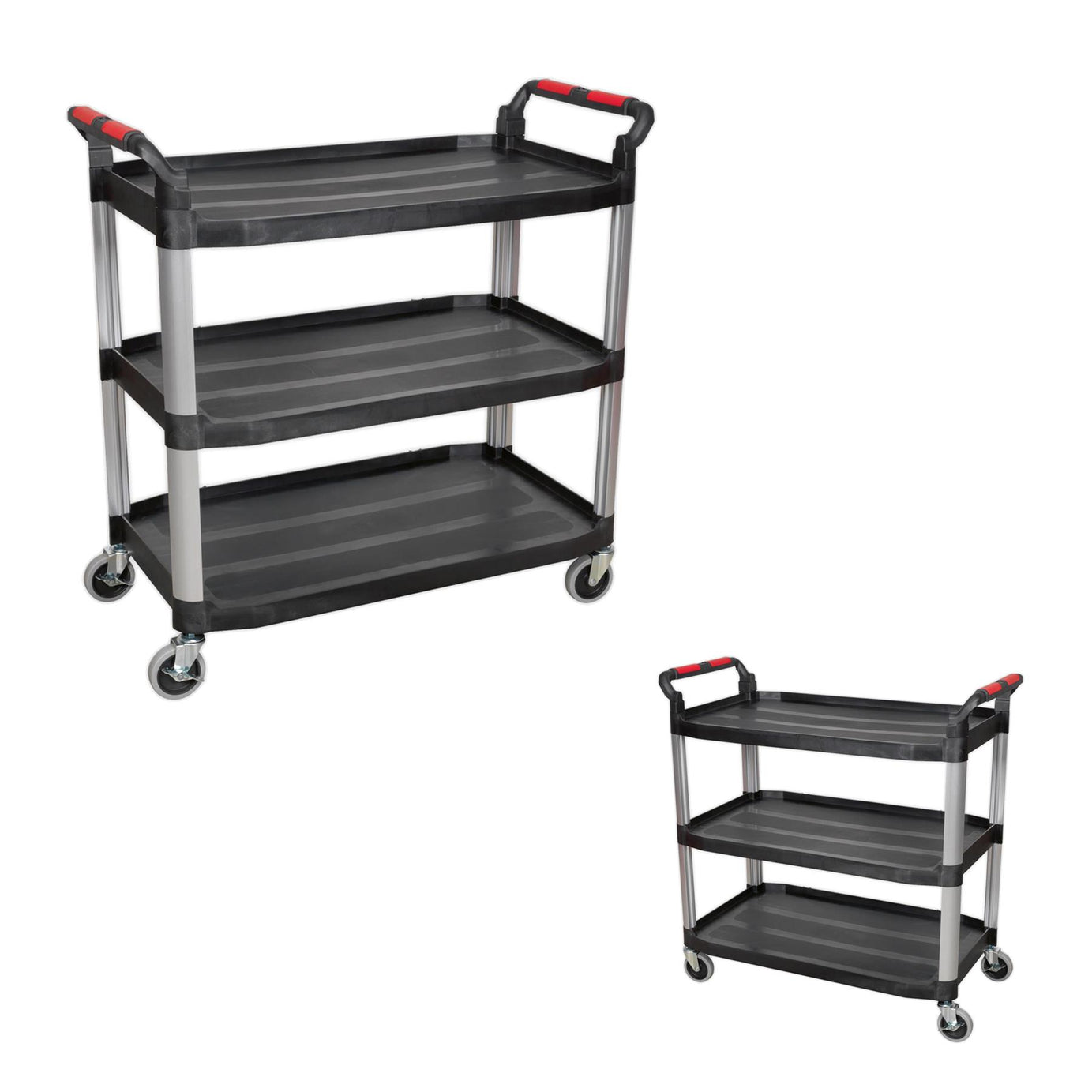 Sealey Workshop Trolley 3-Level Composite  40kg capacity per shelf