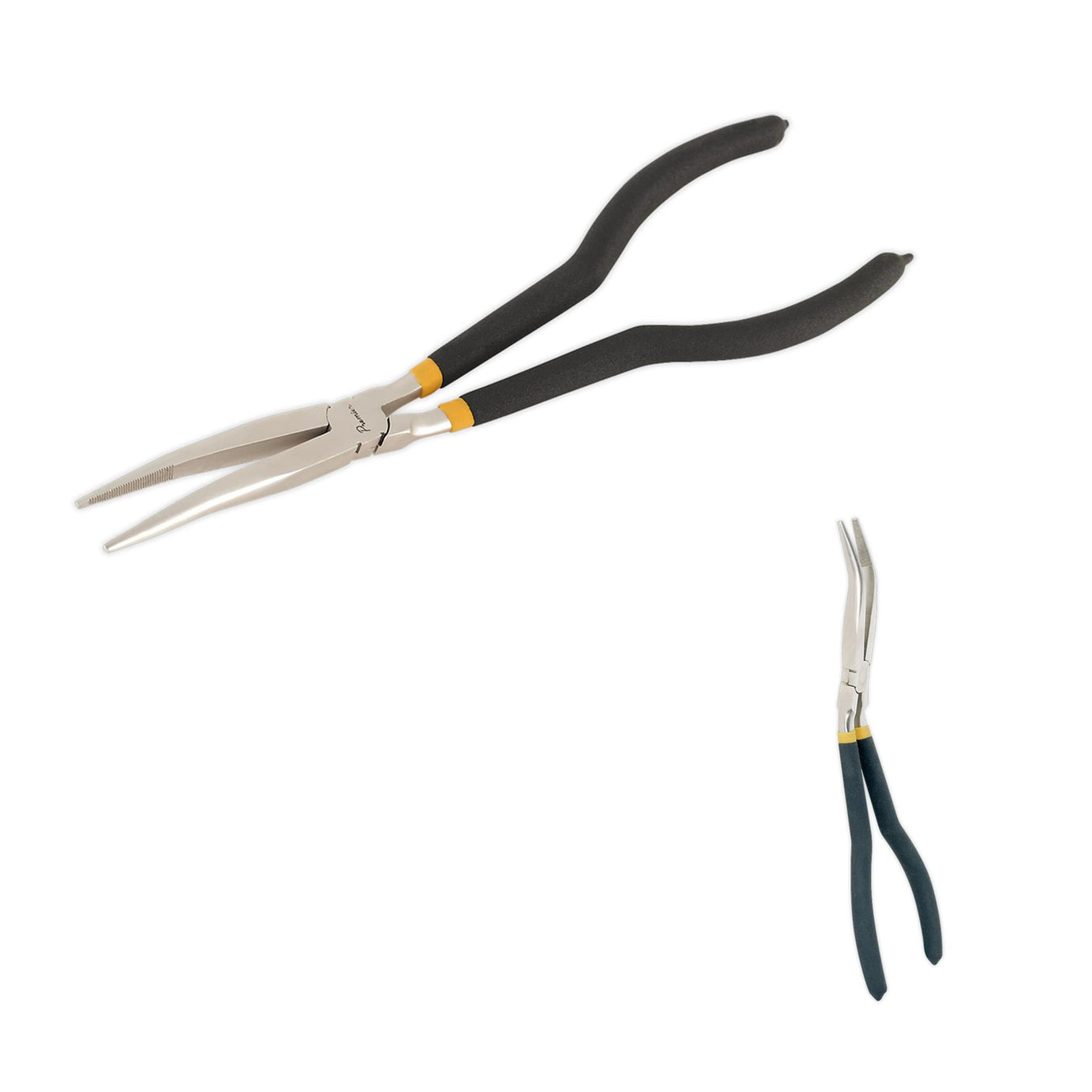 Sealey Needle Nose Pliers 280mm Offset Ni-Fe Finish