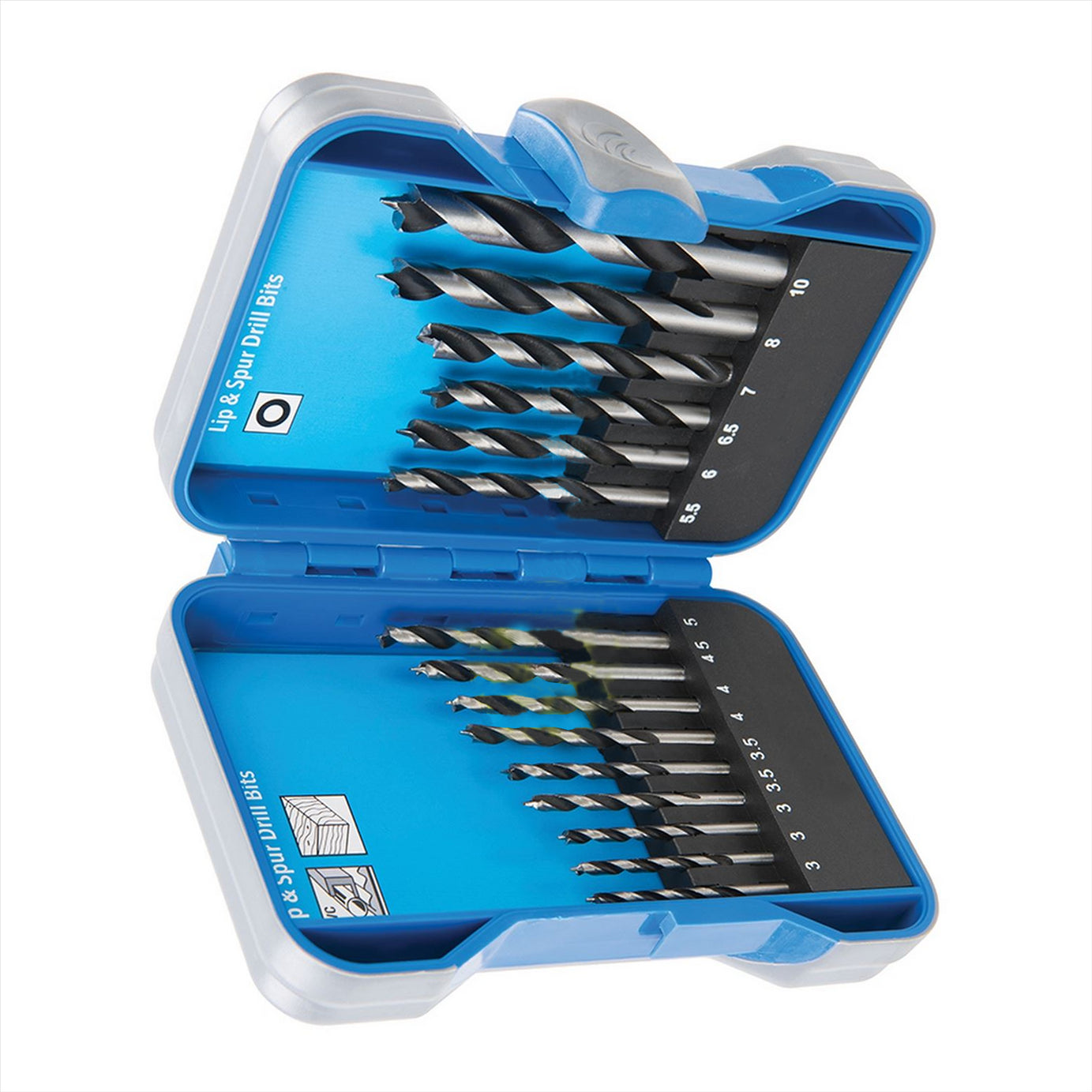 Wood Brad Point Centre Spur Drill Bits 3 Mm - 10 Mm Set Dowel Drill Lip And Spur