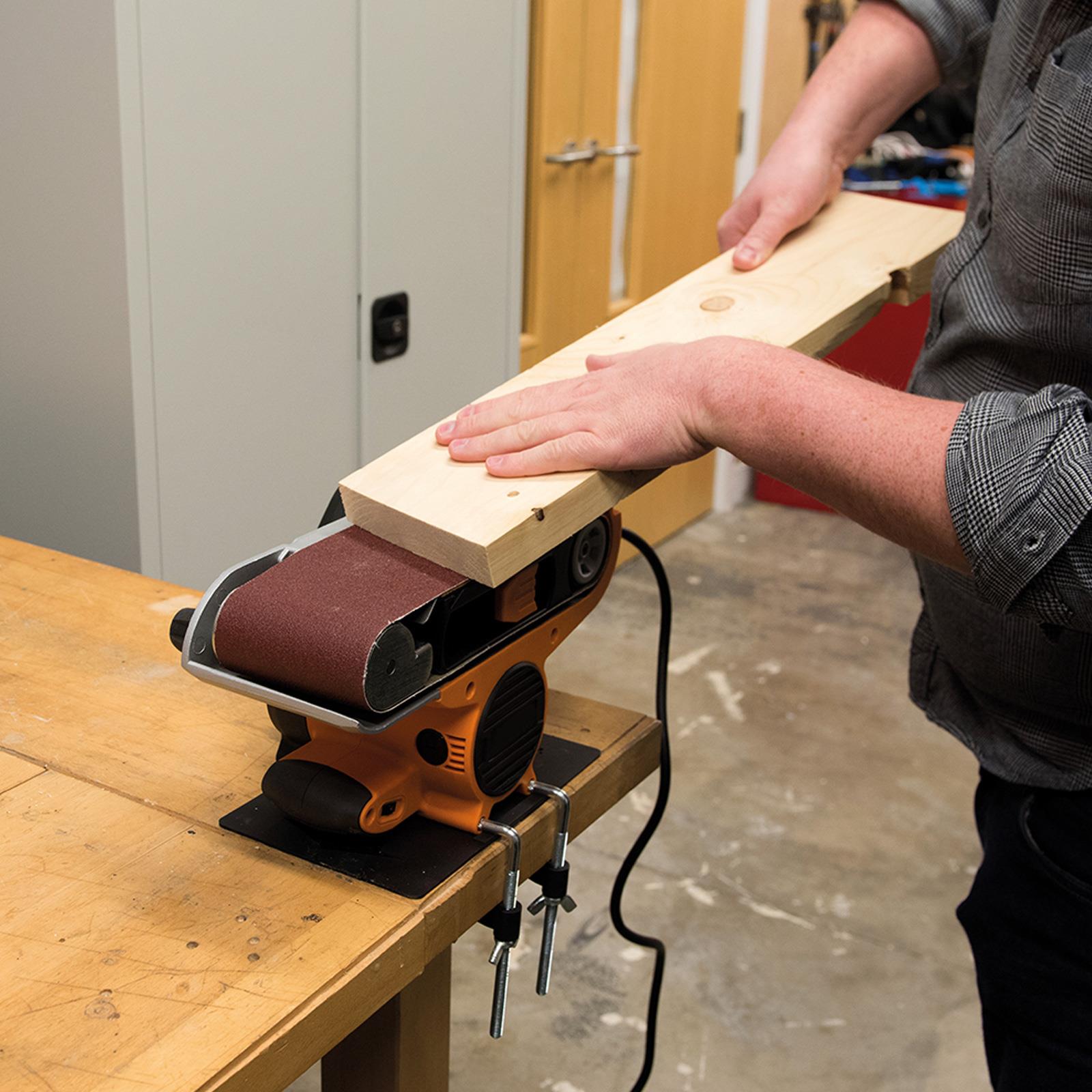 1200W Belt Sander 100mm T41200BS Belt Tracking Adjustment With Variable Speed