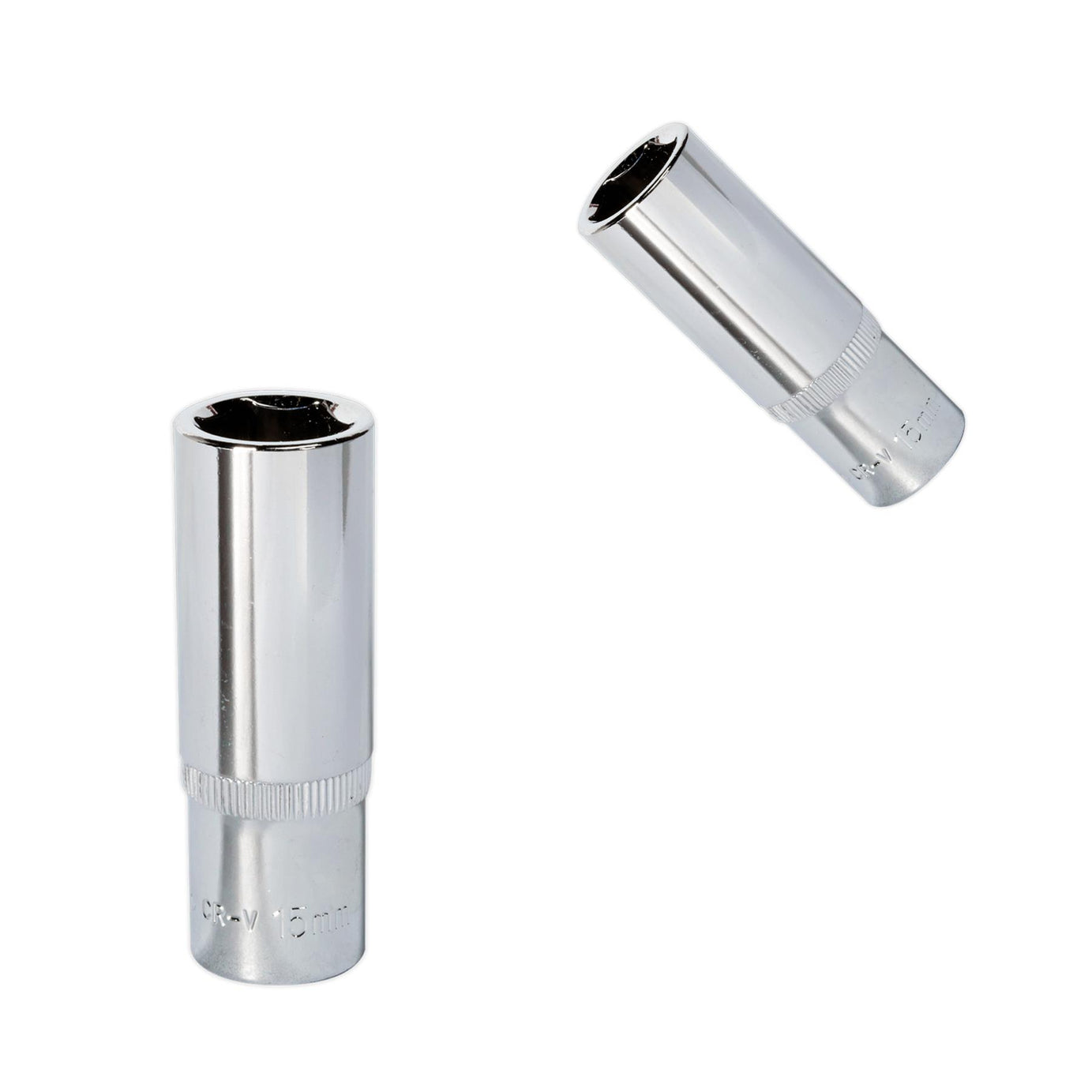 Sealey WallDrive Socket 15mm Deep 3/8"Sq Drive Fully Polished