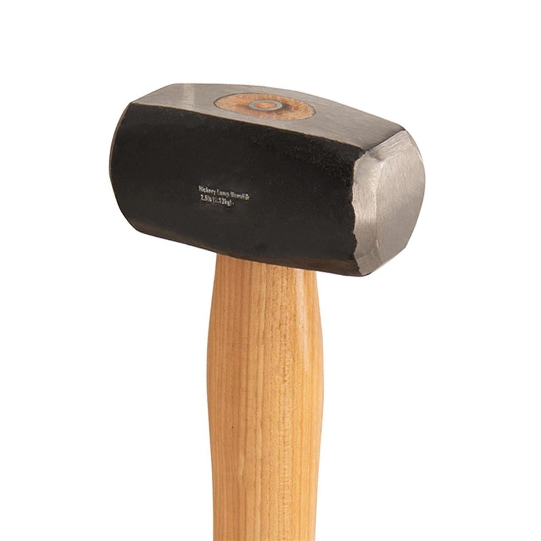 Hickory Lump Hammer 2.5Lb (1.13Kg) Steel Head Heavy Duty Demoliton Building